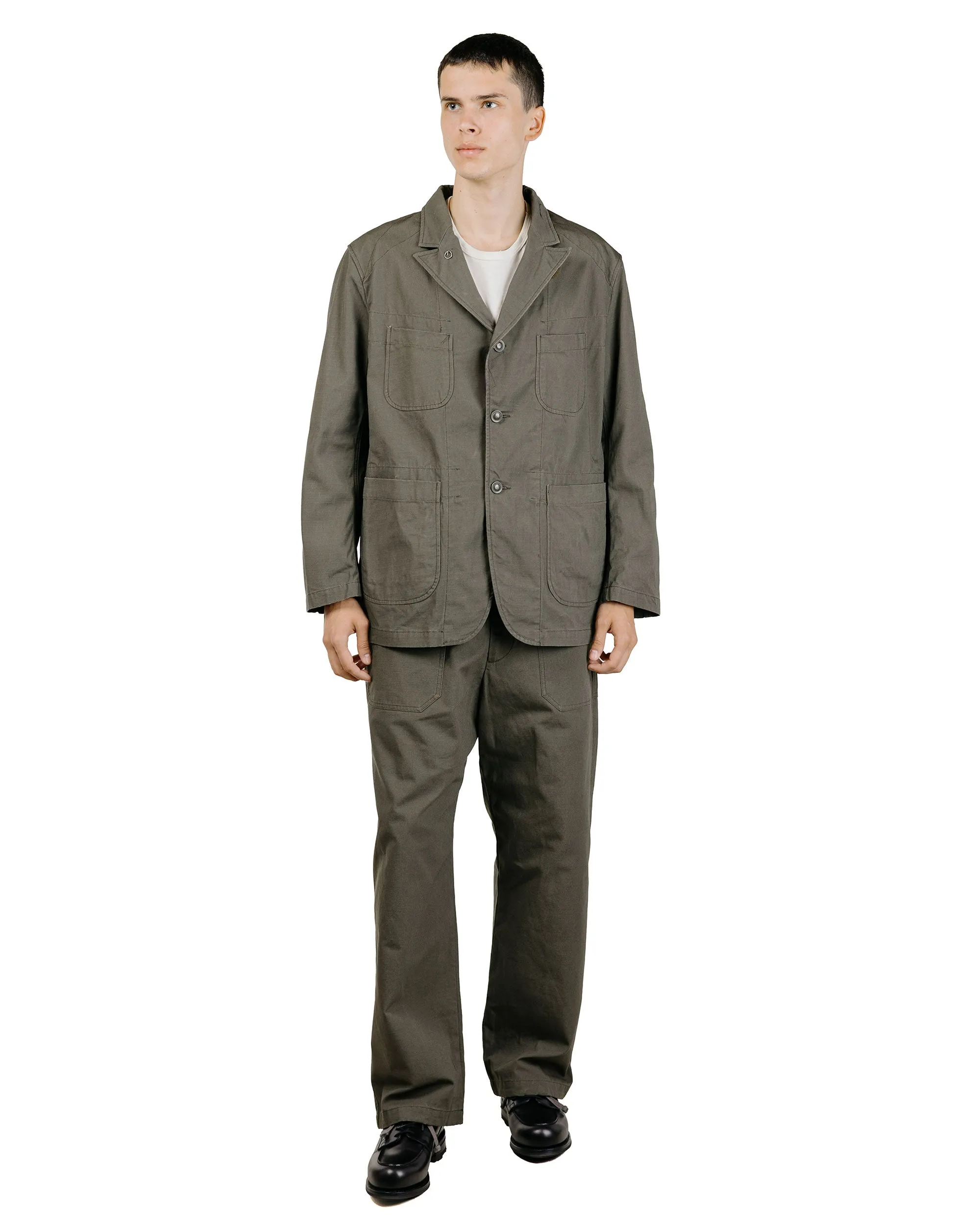 Engineered Garments Security Pant Olive Heavyweight Cotton Ripstop sold by Lost & Found product image thumbnail 5