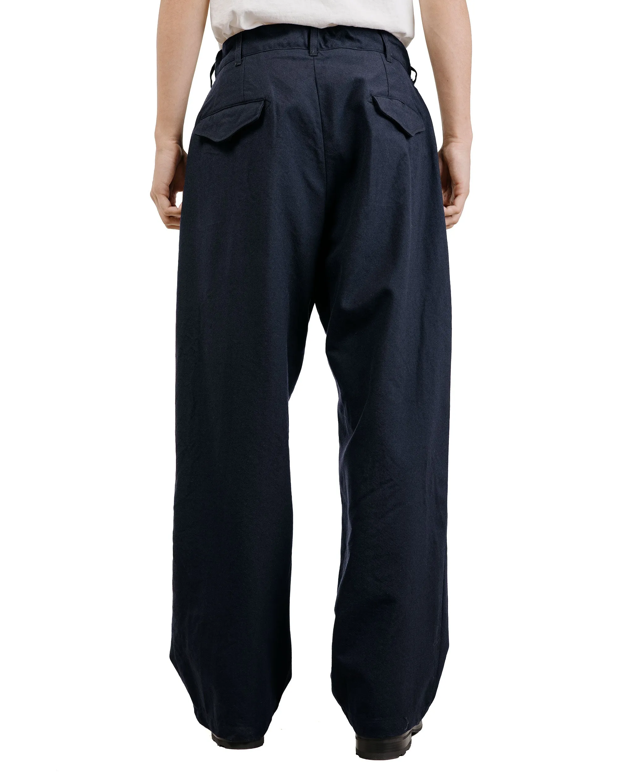 Engineered Garments Officer Pant Dark Navy Wool Uniform Serge sold by Lost & Found product image thumbnail 4