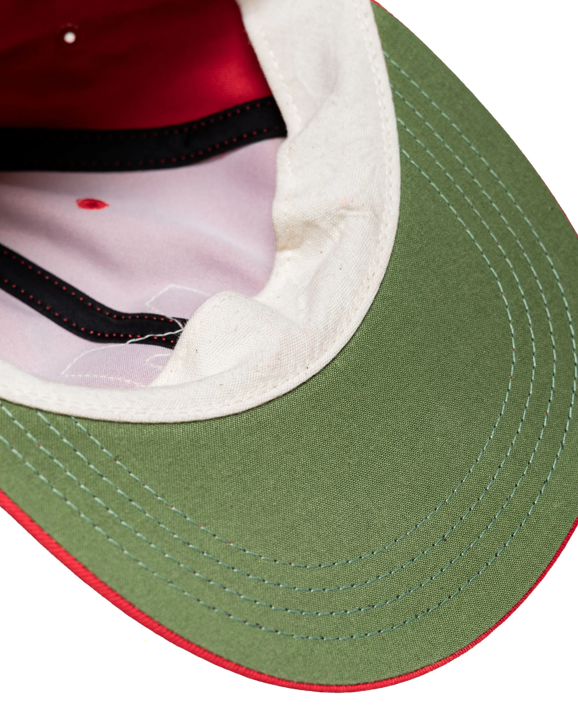 The Real McCoy's MA26016 Baseball Cap / Marines Red sold by Lost & Found product image thumbnail 3