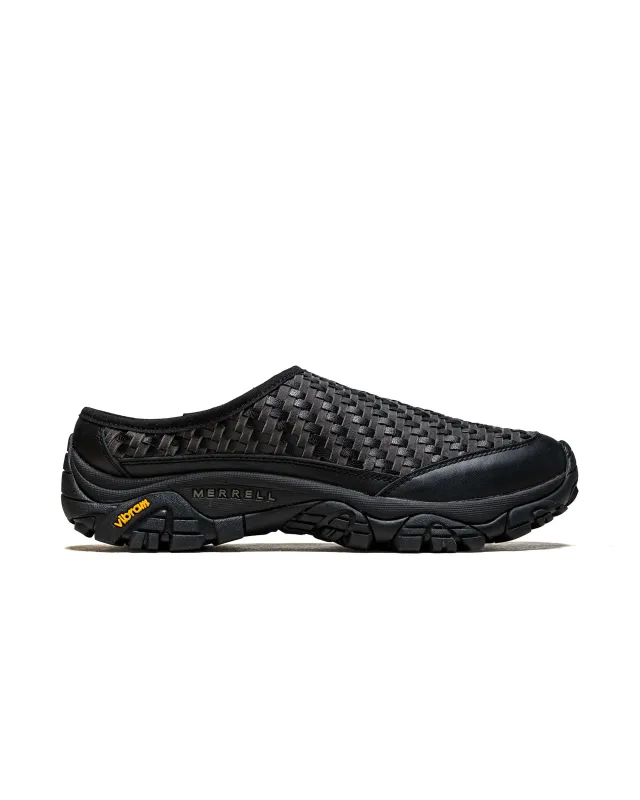 Merrell Moab 2 Slide Leather Woven Black/Beluga made by Merrell