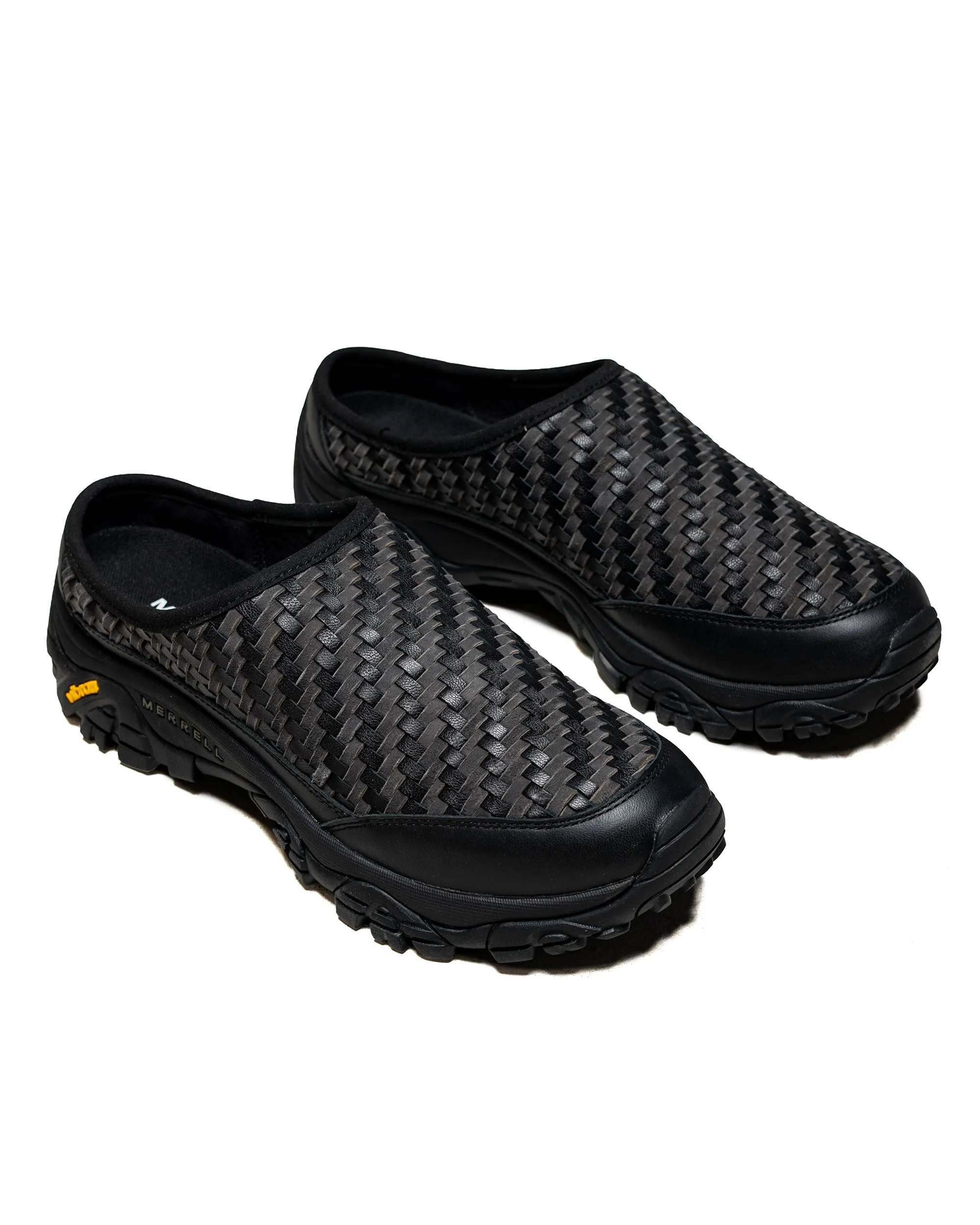 Merrell Moab 2 Slide Leather Woven Black/Beluga sold by Lost & Found product image thumbnail 2