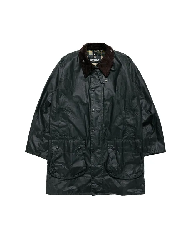 Barbour Border Wax Jacket Sage made by Barbour