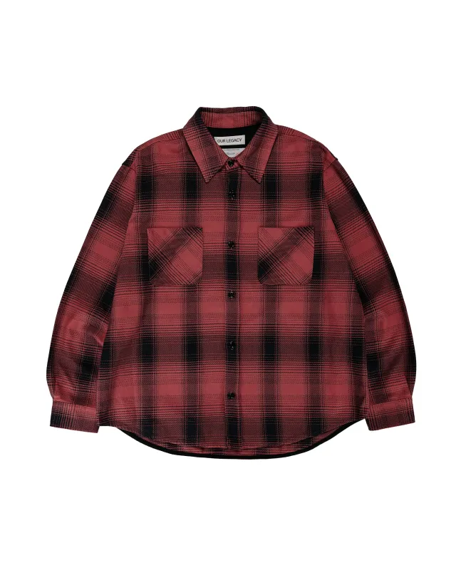 Our Legacy Whoppin Shirt Bison Check Ranch Cotton made by Our Legacy