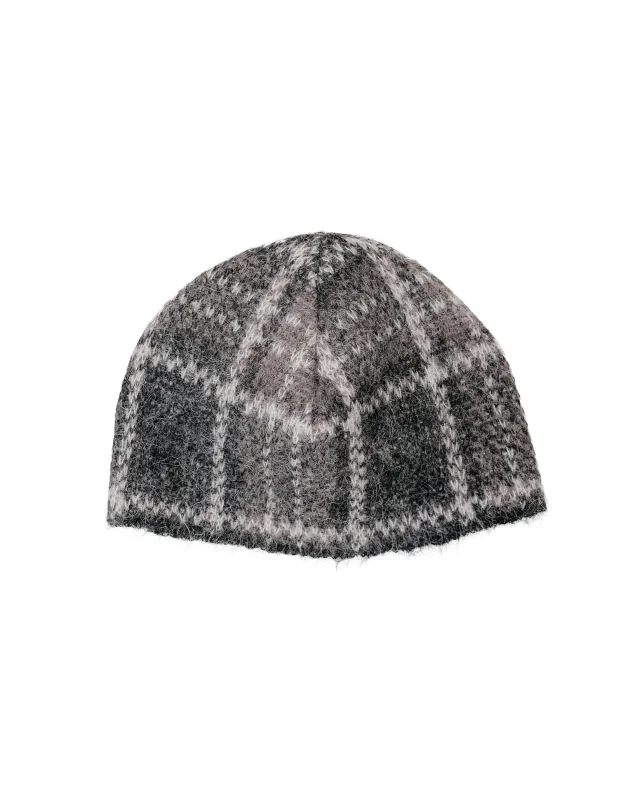 Our Legacy Beanie Grand Check Fuzzy Alpaca made by Our Legacy