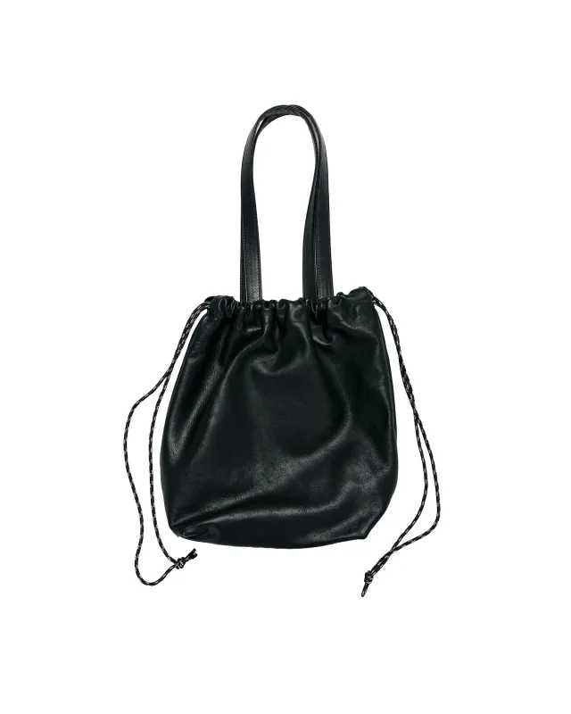 NA'VVY Ten Drawstring Bag Black made by Lost & Found