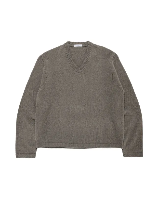 Lady White Co. Wool V Neck Sweater Clay made by Lady White Co.