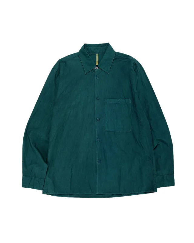 MAN-TLE R21S4 'OD Shirt' Indigo / Fukugi made by MAN-TLE
