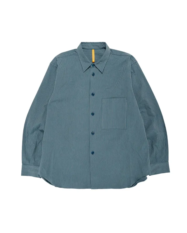 MAN-TLE R21S8 'Weather Shirt PK' Petrol Oxford made by MAN-TLE