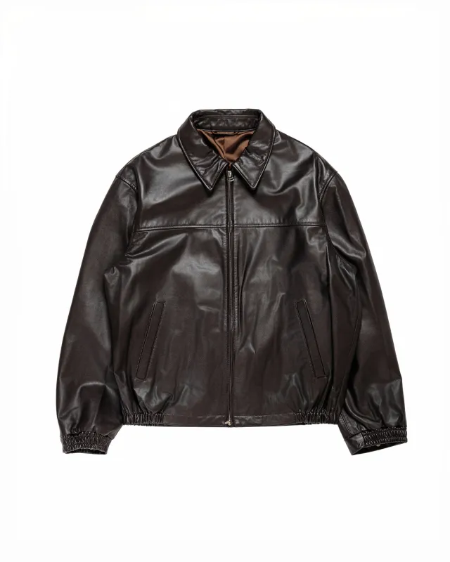 Universal Products Leather Jacket Brown made by Lost & Found