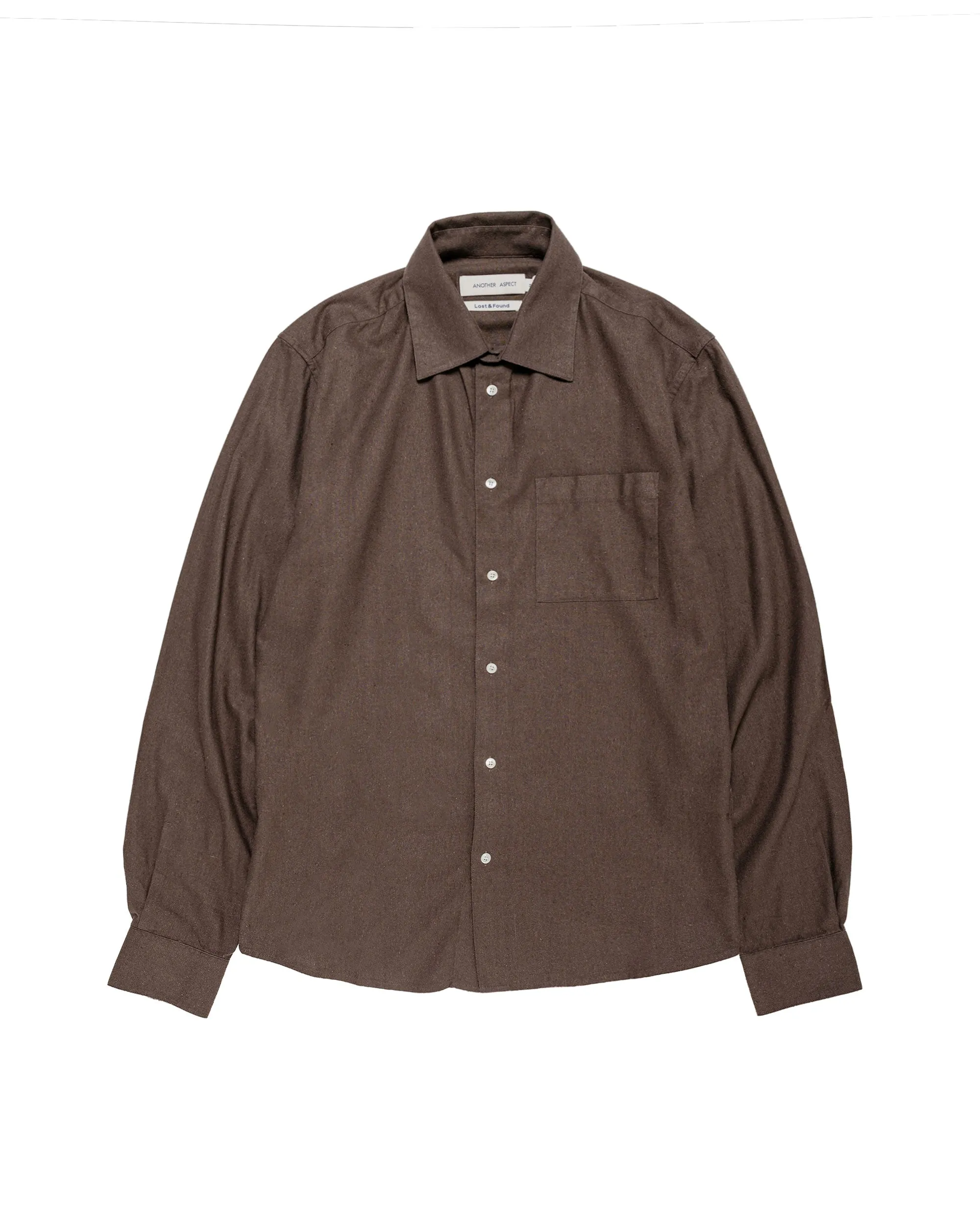 Another Aspect Lost & Found Another Shirt 3.0 Brown sold by Lost & Found