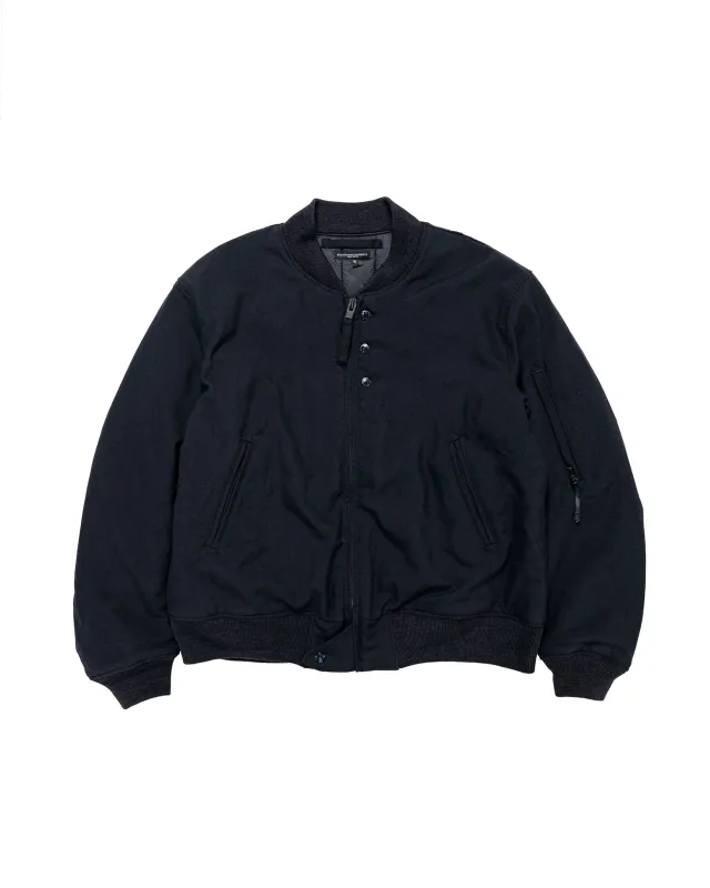 Engineered Garments Aviator Jacket Dark Navy Wool Uniform Serge made by Engineered Garments