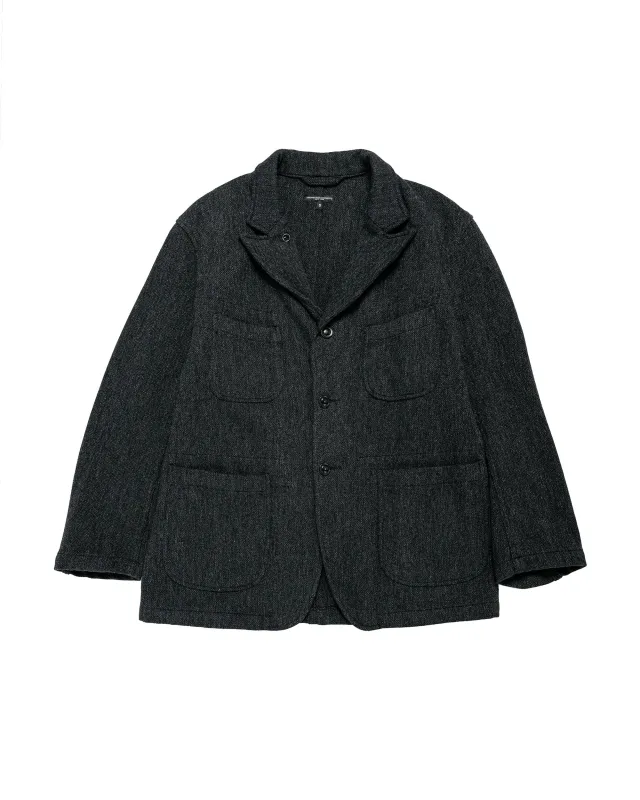 Engineered Garments Bedford Jacket Charcoal Wool Poly Heavy Tweed made by Engineered Garments
