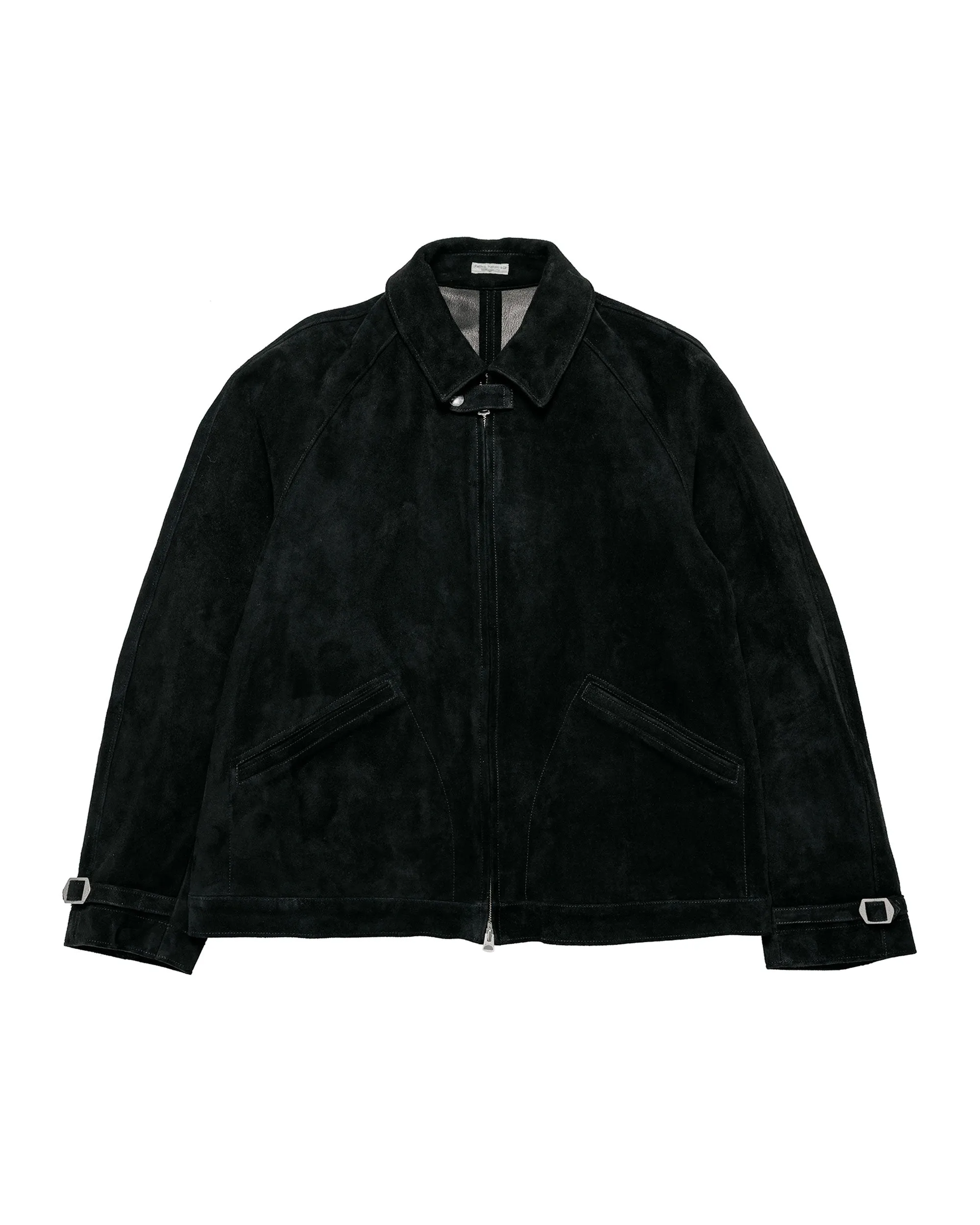 Phigvel Lost & Found Leather Zip Blouson Black(Suede) sold by Lost & Found