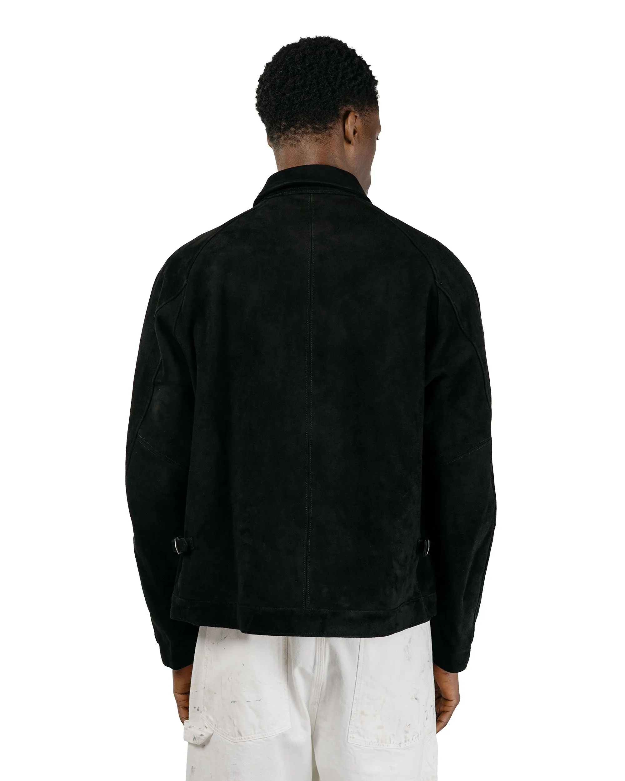 Phigvel Lost & Found Leather Zip Blouson Black(Suede) sold by Lost & Found product image thumbnail 5