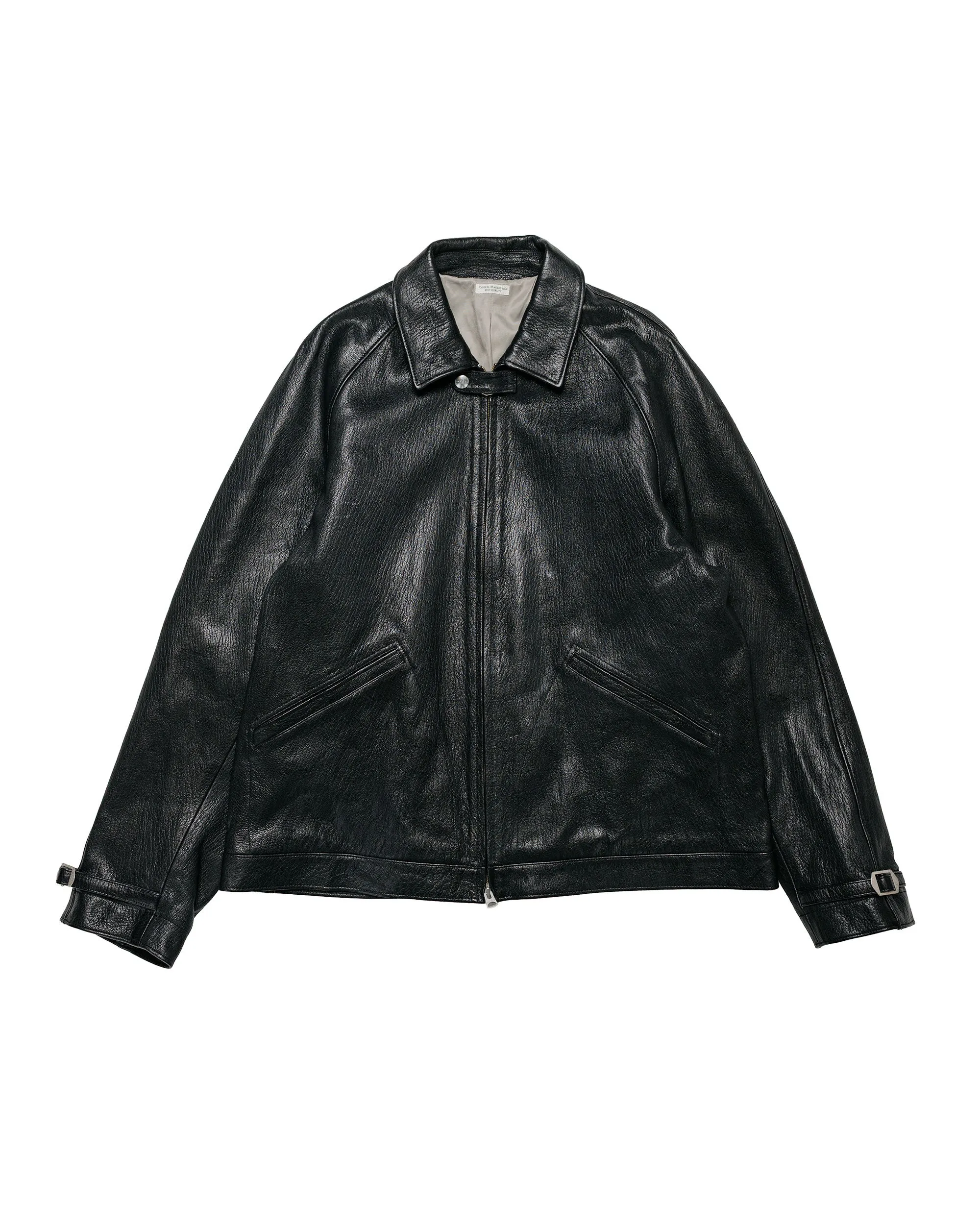 Phigvel Lost & Found Leather Zip Blouson Black(Smooth) sold by Lost & Found