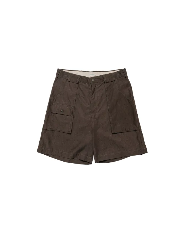 Phigvel C/L Safari Shorts Sepia made by Lost & Found