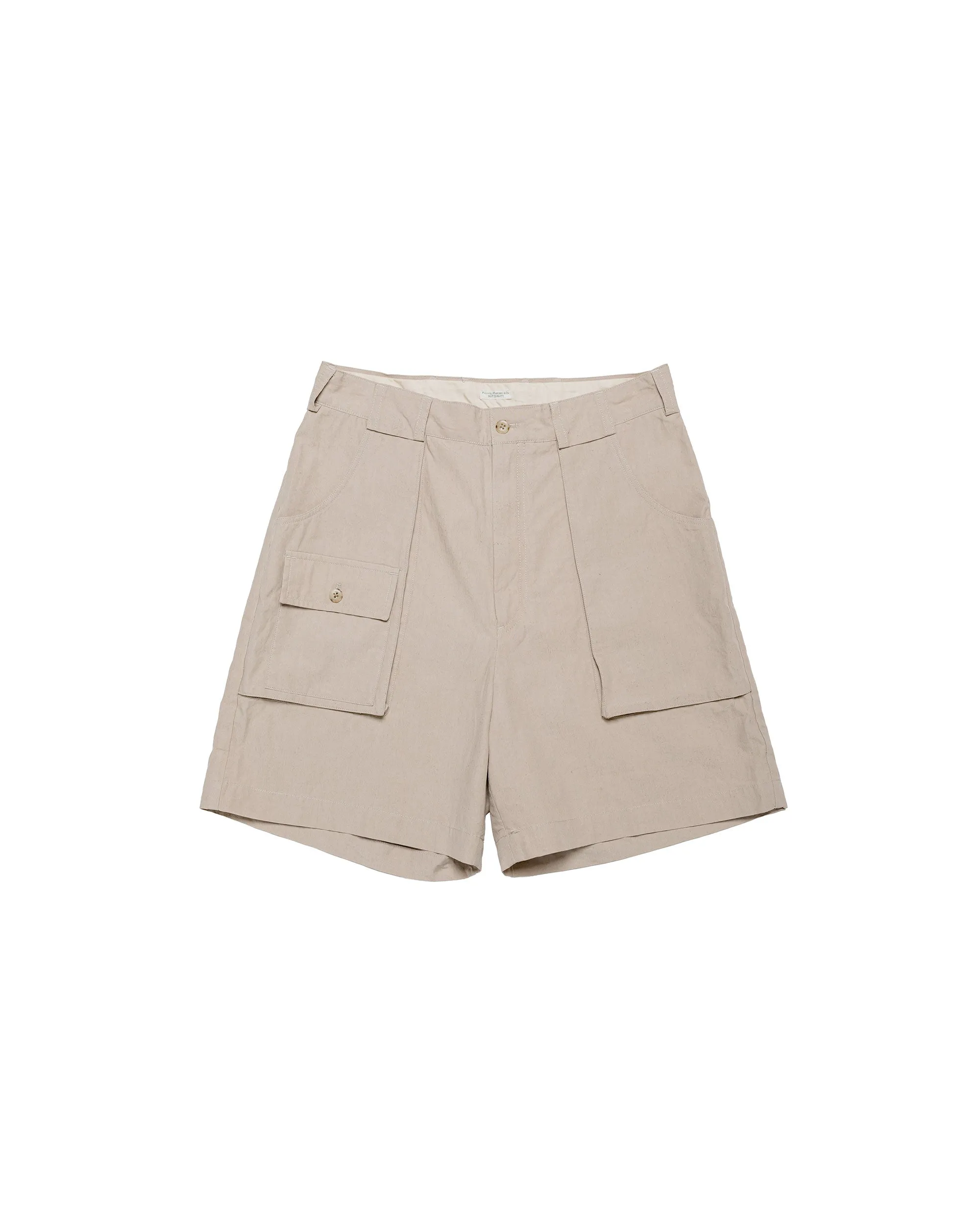 Phigvel C/L Safari Shorts Taupe sold by Lost & Found
