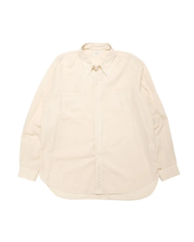 Phigvel C/L LS Work Shirt Pale Yellow made by Lost & Found