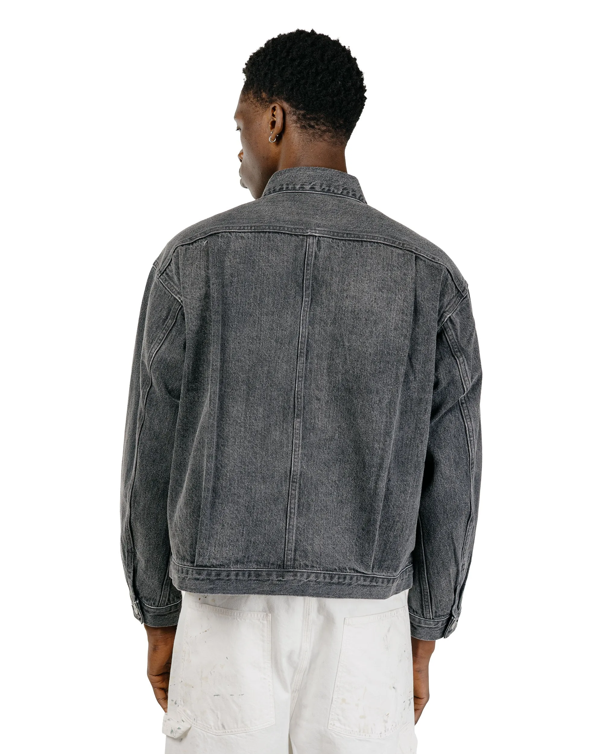 Phigvel Classic Faded Jean Jacket Black Faded sold by Lost & Found product image thumbnail 4