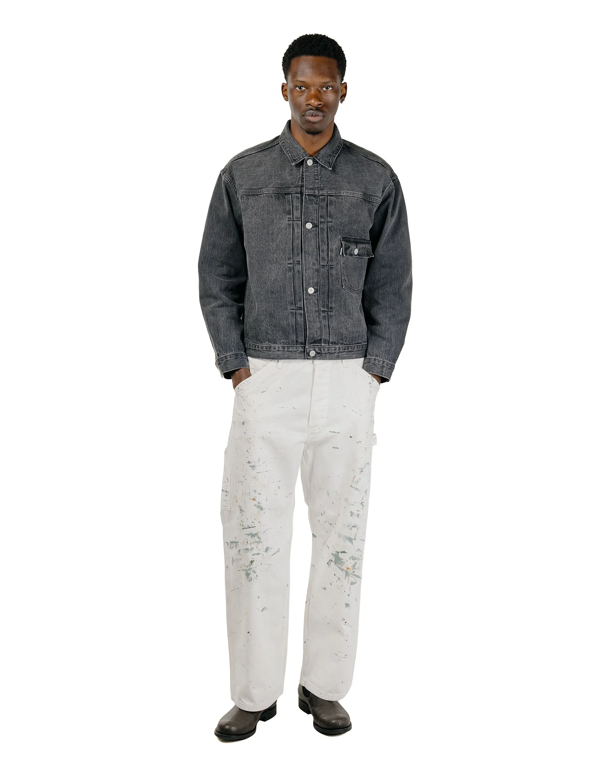 Phigvel Classic Faded Jean Jacket Black Faded sold by Lost & Found product image thumbnail 5