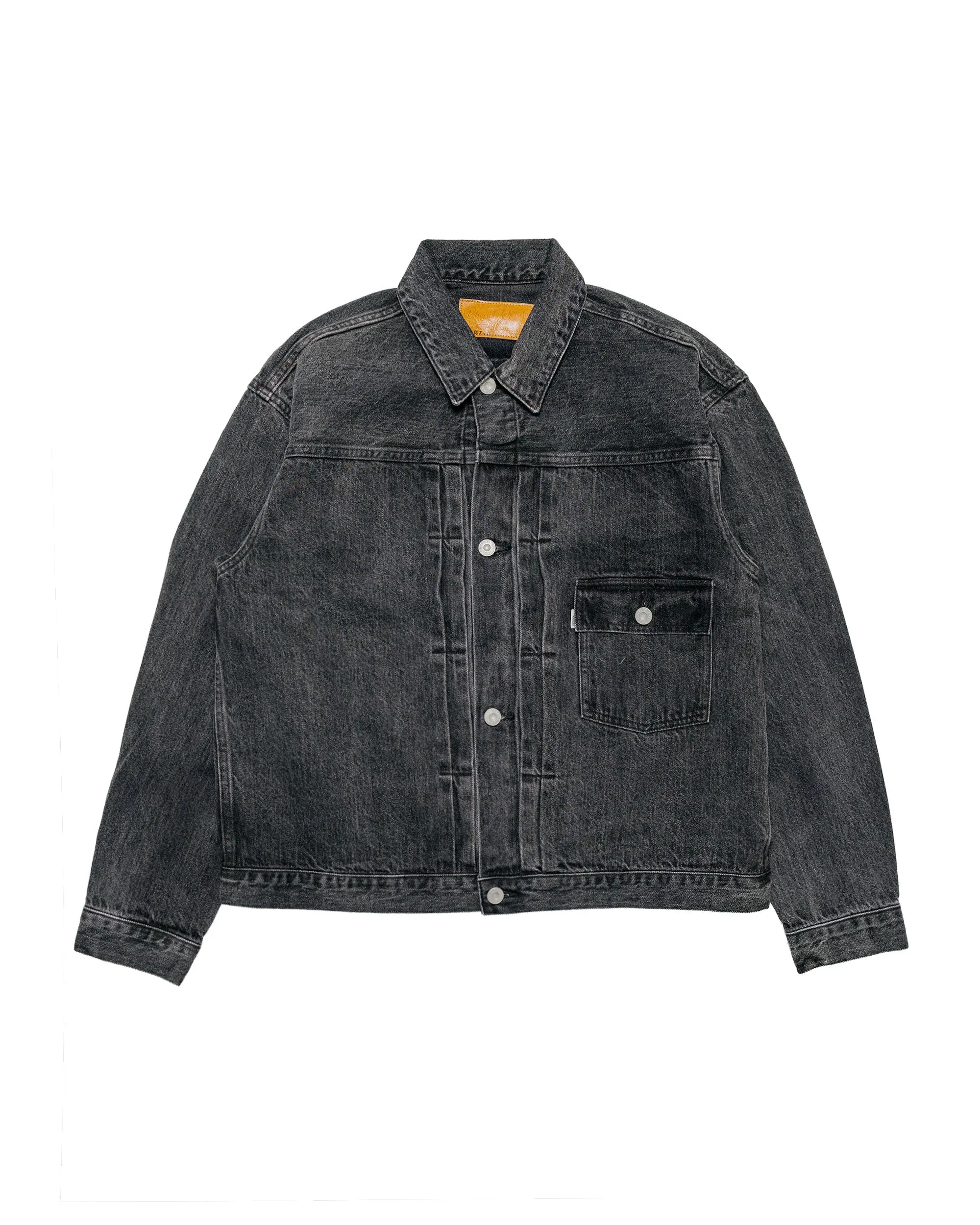 Phigvel Classic Faded Jean Jacket Black Faded sold by Lost & Found