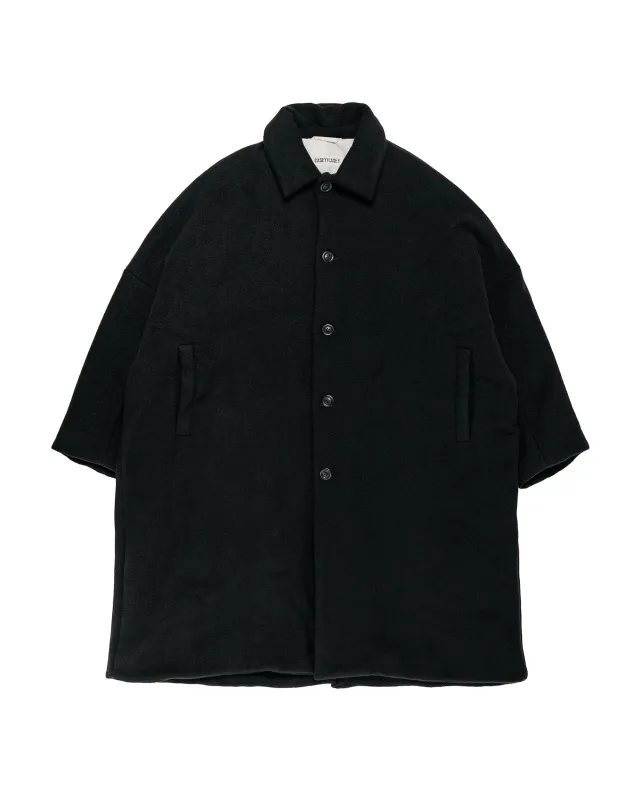 CASEY CASEY Big Blobby Coat Heavy Cashmere Black made by Casey Casey