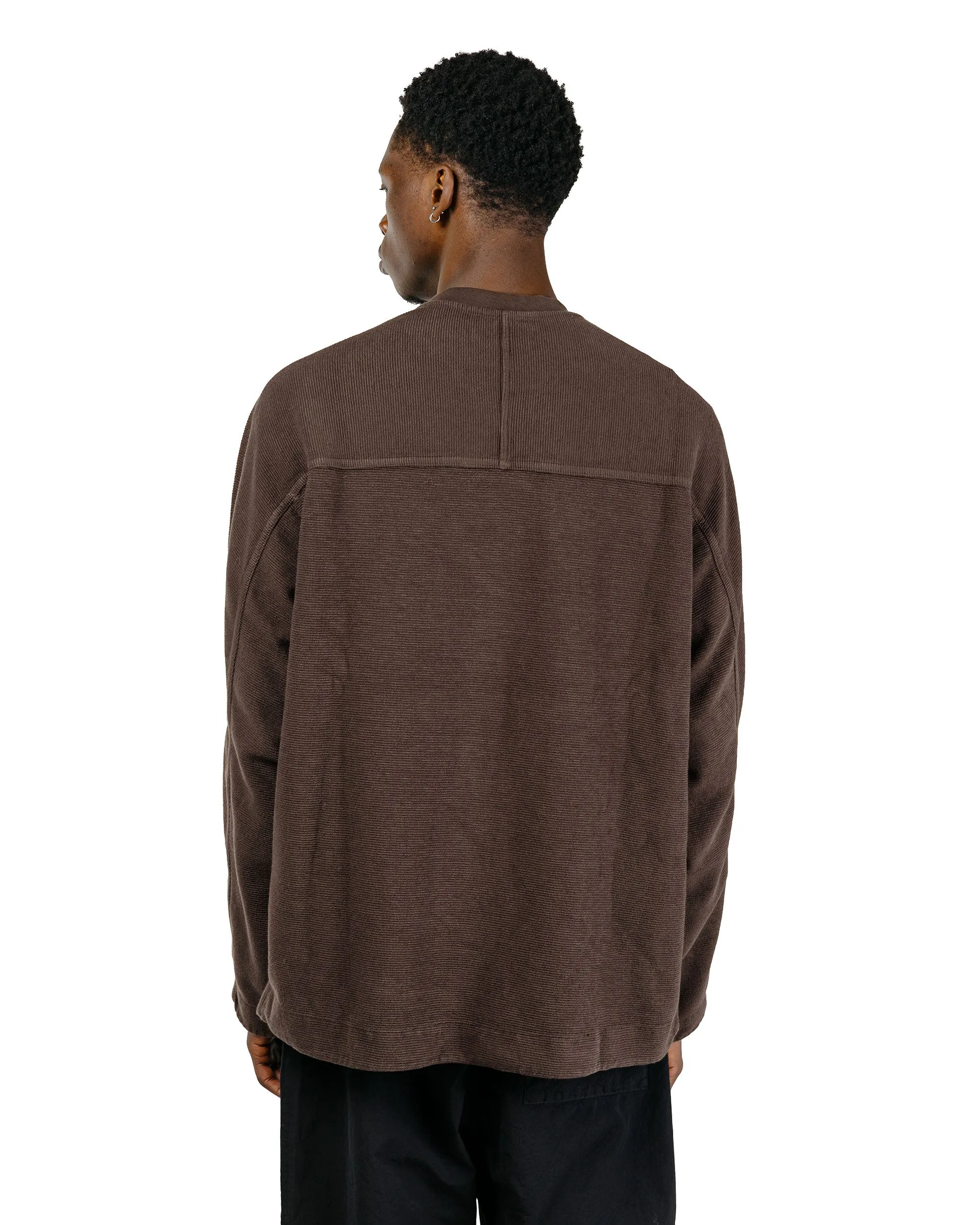 CASEY CASEY Workwear Sweatshirt Weavy Jersey Dark Brown sold by Lost & Found product image thumbnail 4