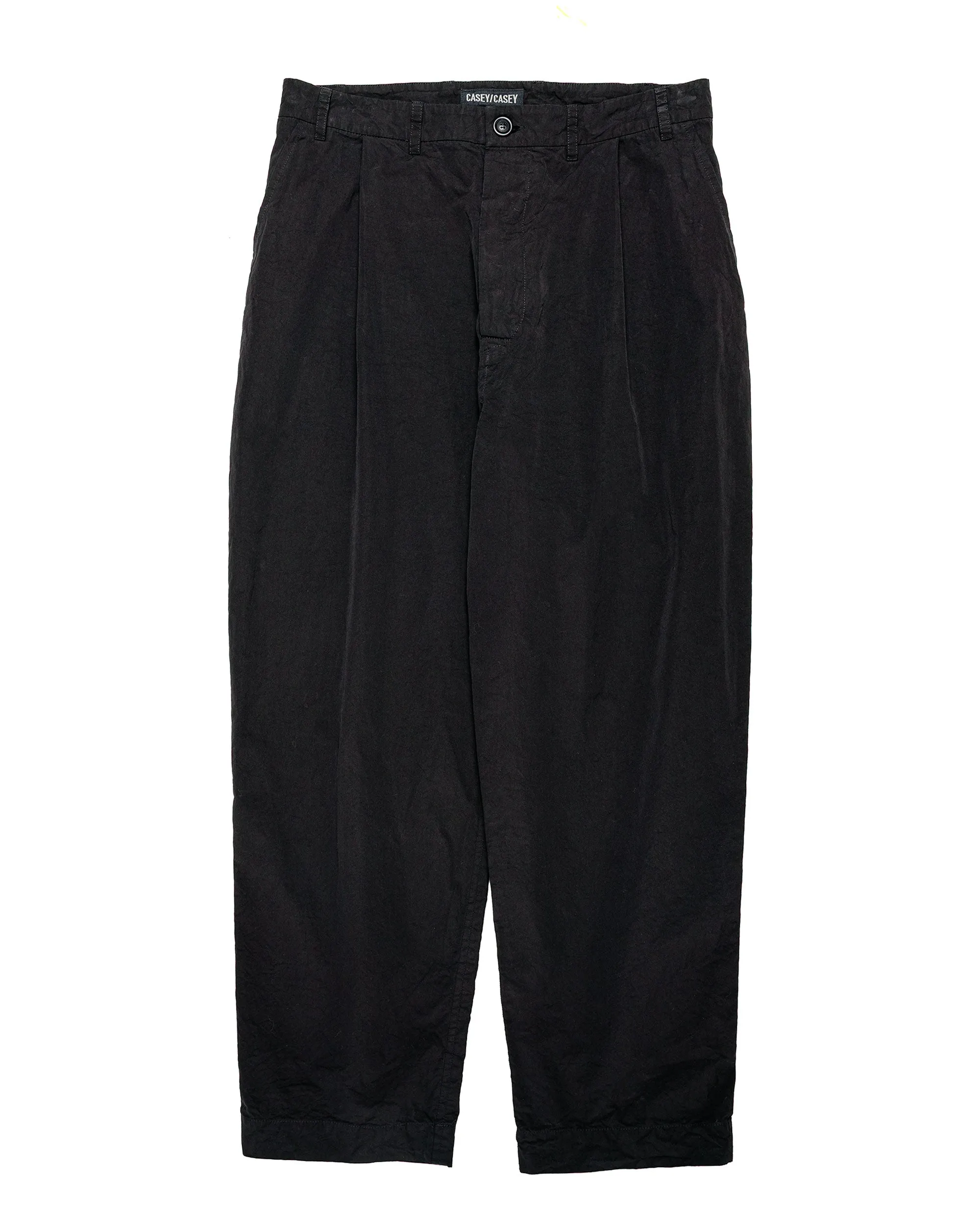 CASEY CASEY Basil Pant Paper Cot Black sold by Lost & Found