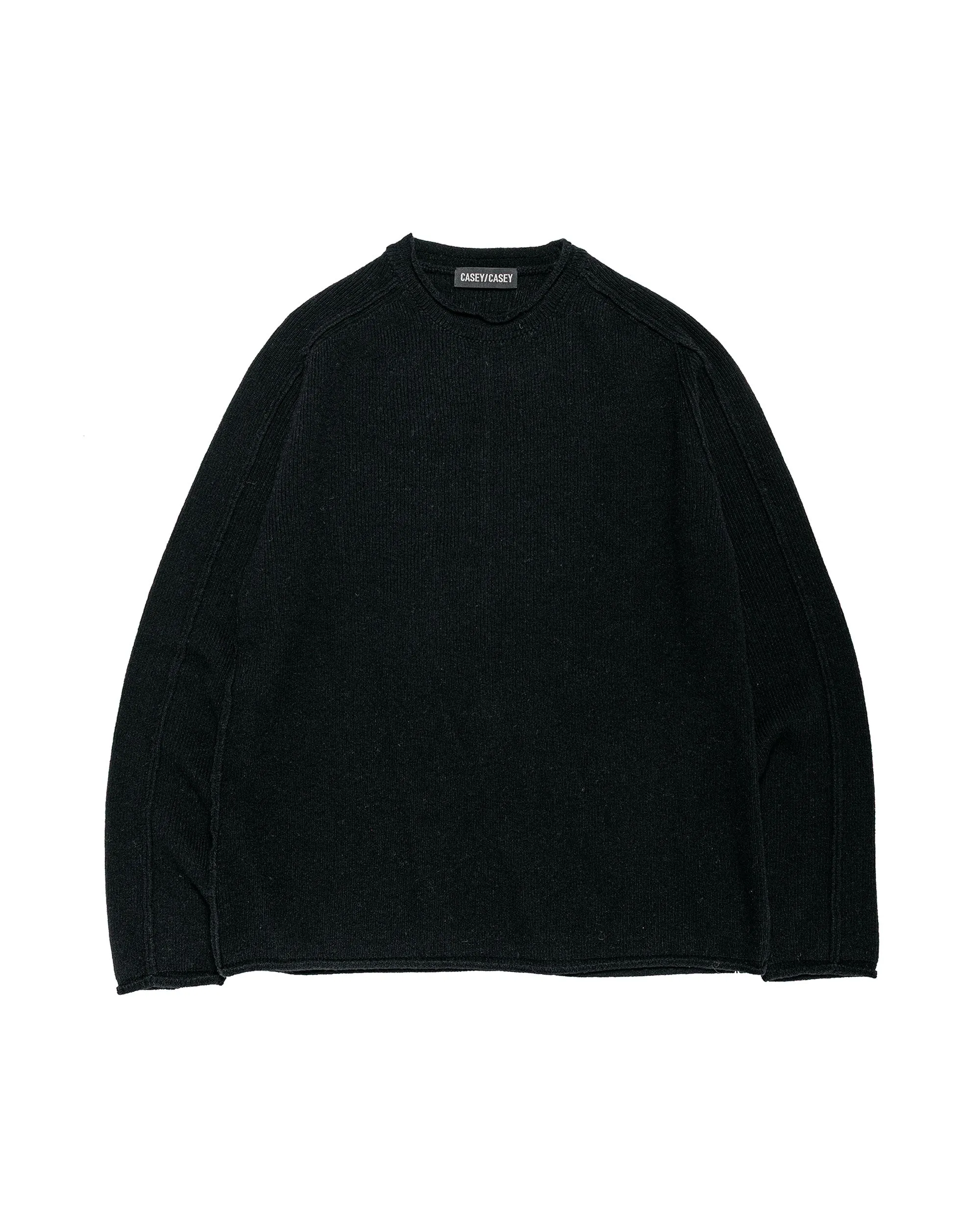 CASEY CASEY Inside Out Seam Jumper Woocash Black sold by Lost & Found