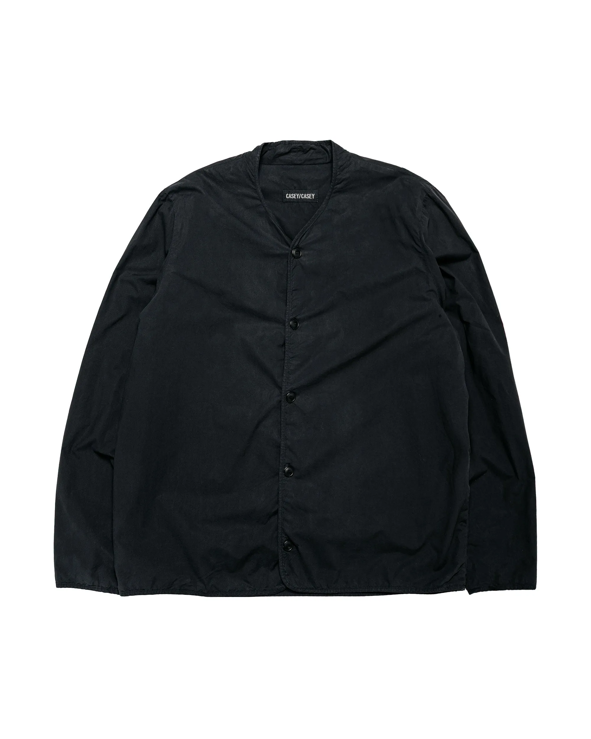CASEY CASEY Mili 2 Layers Shirt L Cot Black sold by Lost & Found