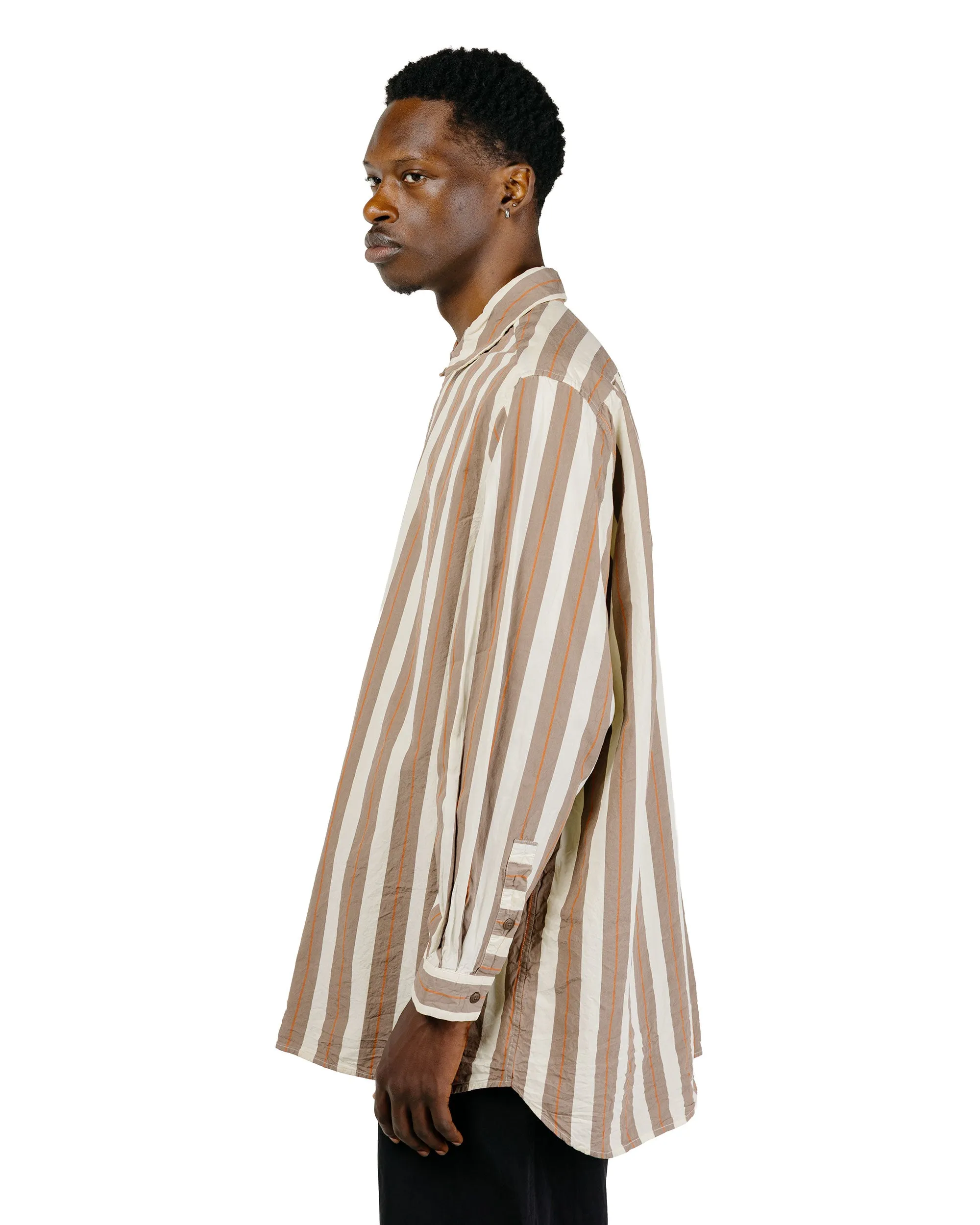 CASEY CASEY Ikla Shirt Paper Cot Stripe Beige Stripe sold by Lost & Found product image thumbnail 4