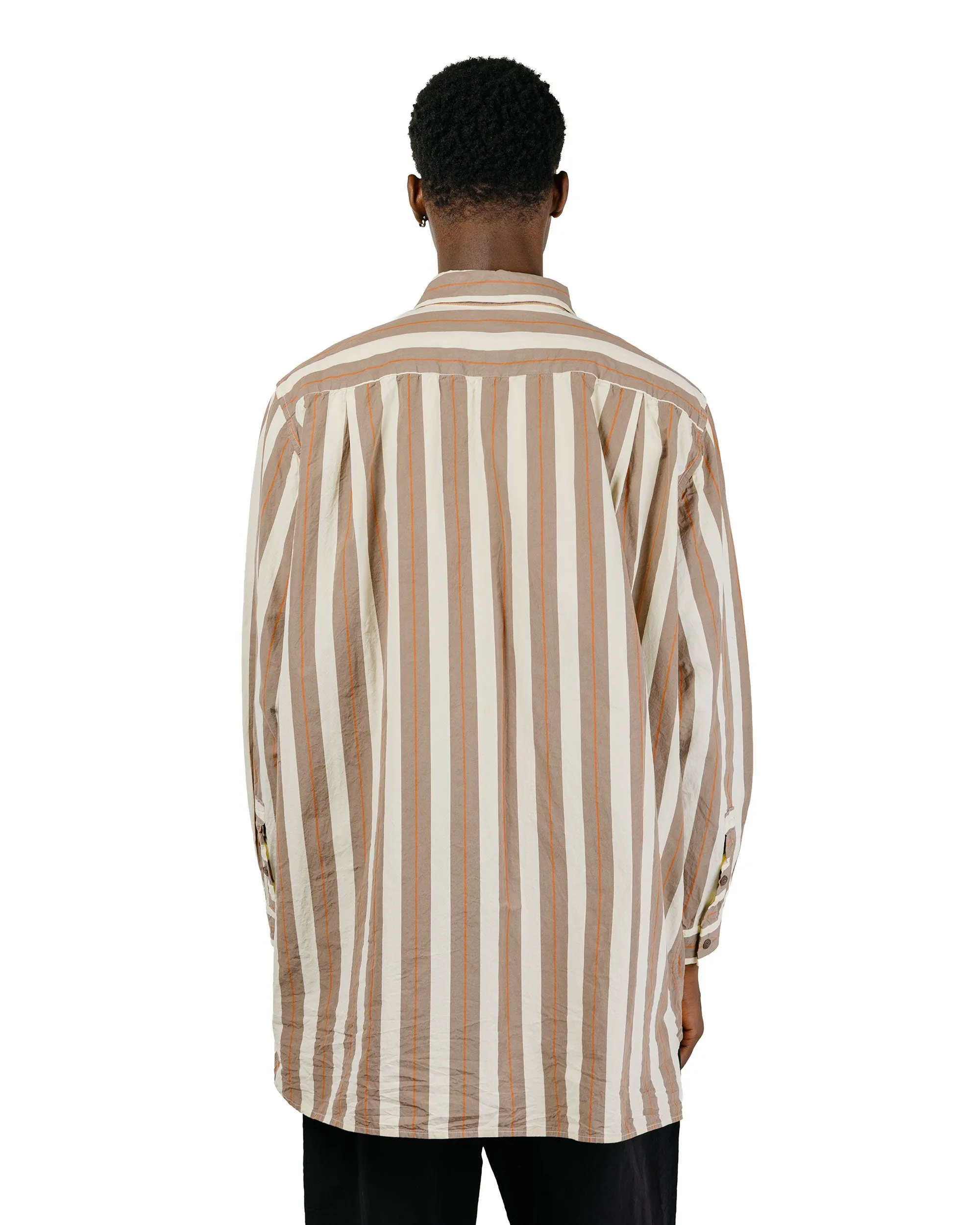 CASEY CASEY Ikla Shirt Paper Cot Stripe Beige Stripe sold by Lost & Found product image thumbnail 5