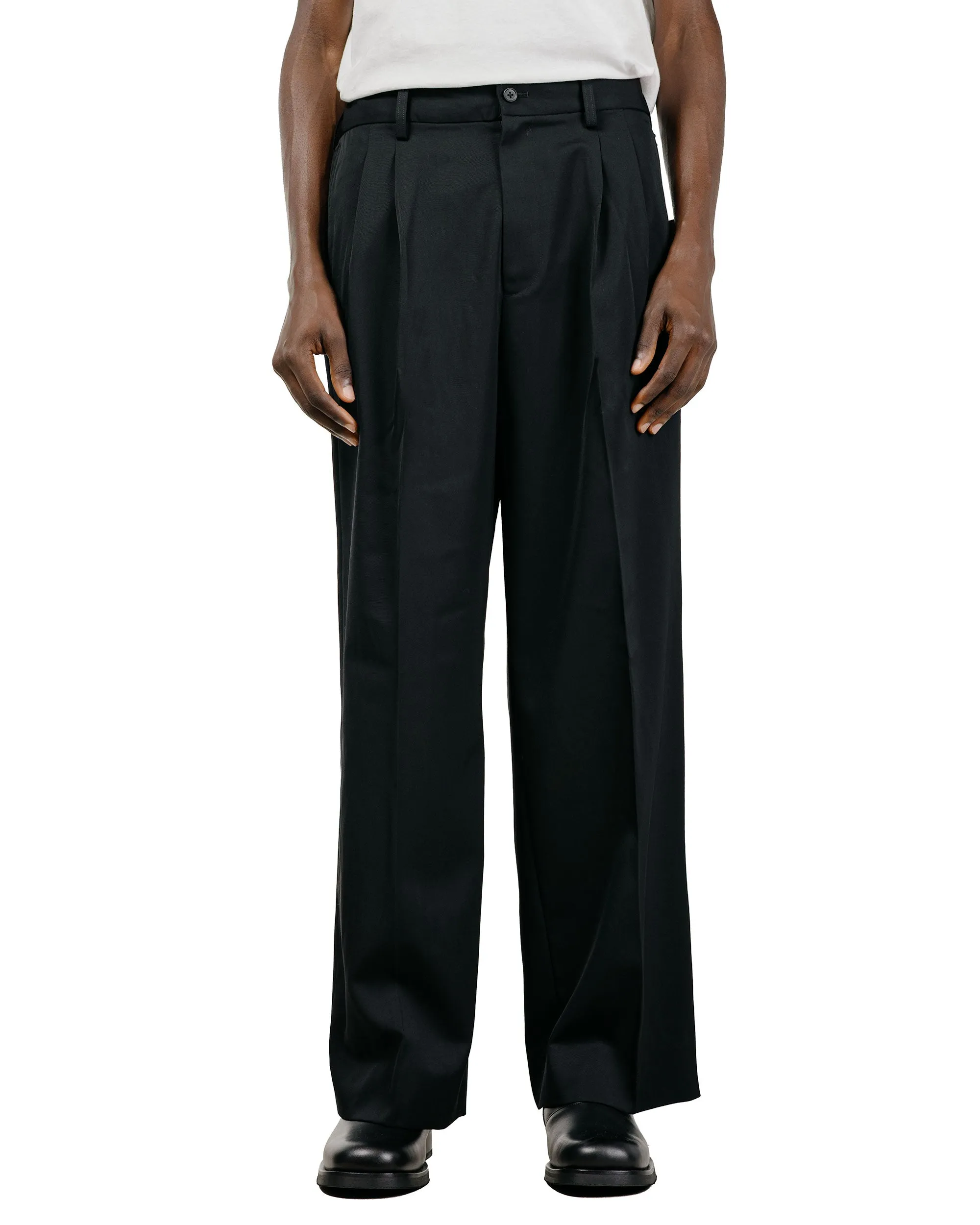 ssstein Easy Long Wide Trousers Black sold by Lost & Found product image thumbnail 2