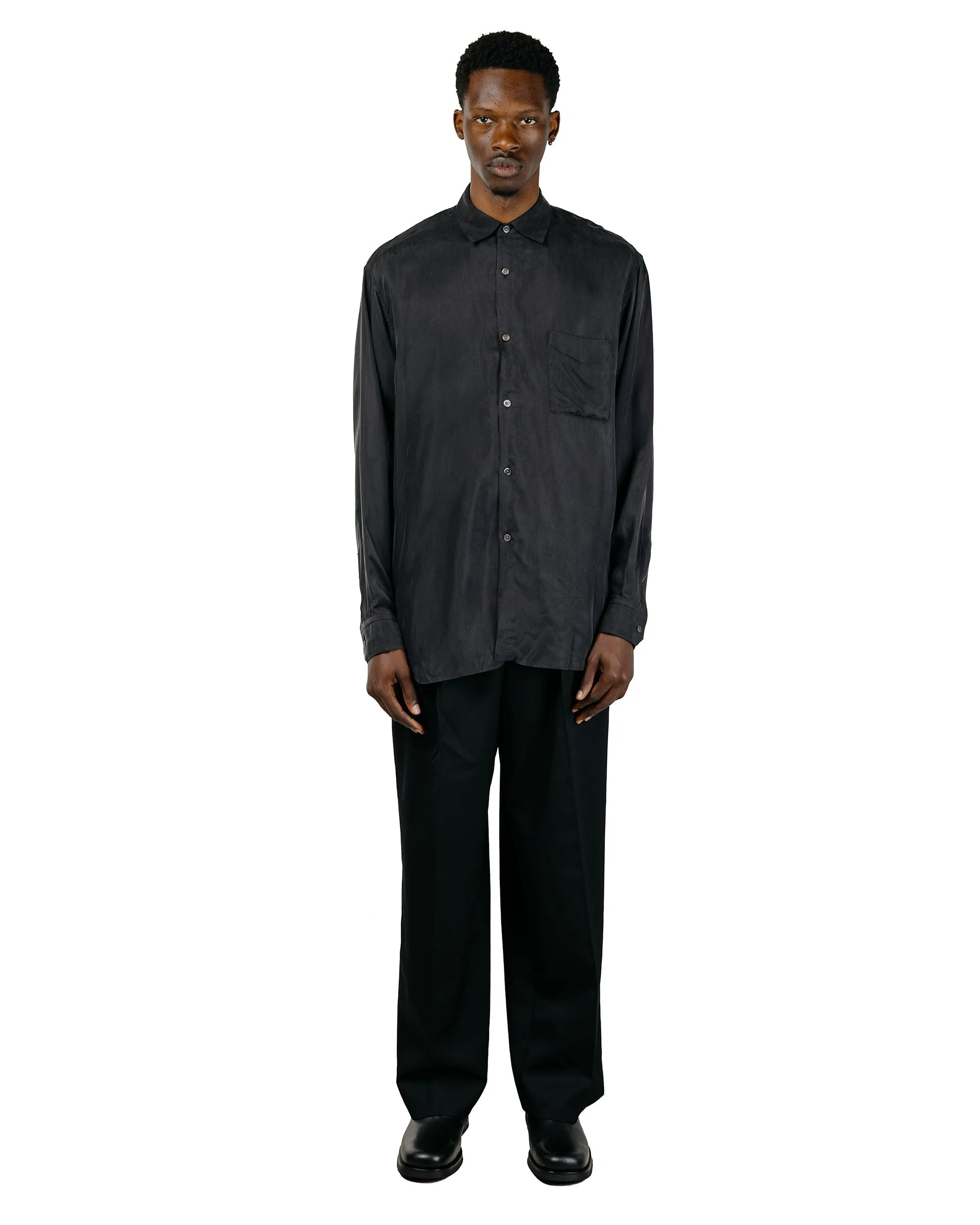 ssstein Easy Long Wide Trousers Black sold by Lost & Found product image thumbnail 5
