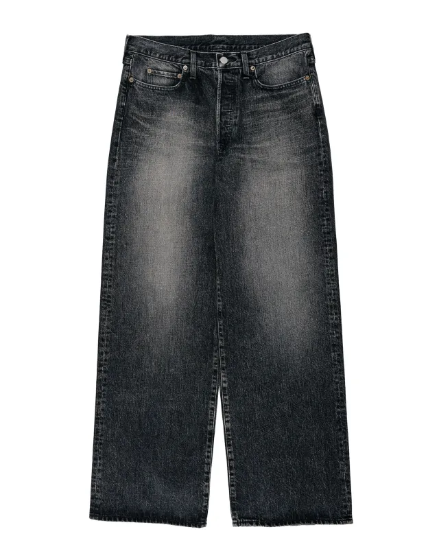 ssstein Loose Denim Pants Black made by ssstein