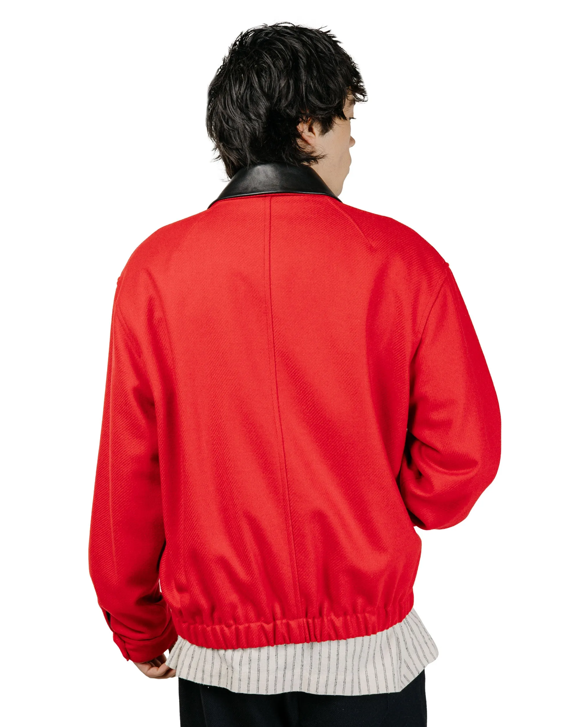 Wanze Harrington Jacket Wool Serge Red sold by Lost & Found product image thumbnail 3