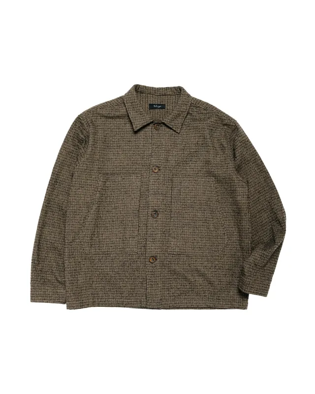 Wanze Chore Shirt Brushed Cotton Wool Plaid made by Lost & Found