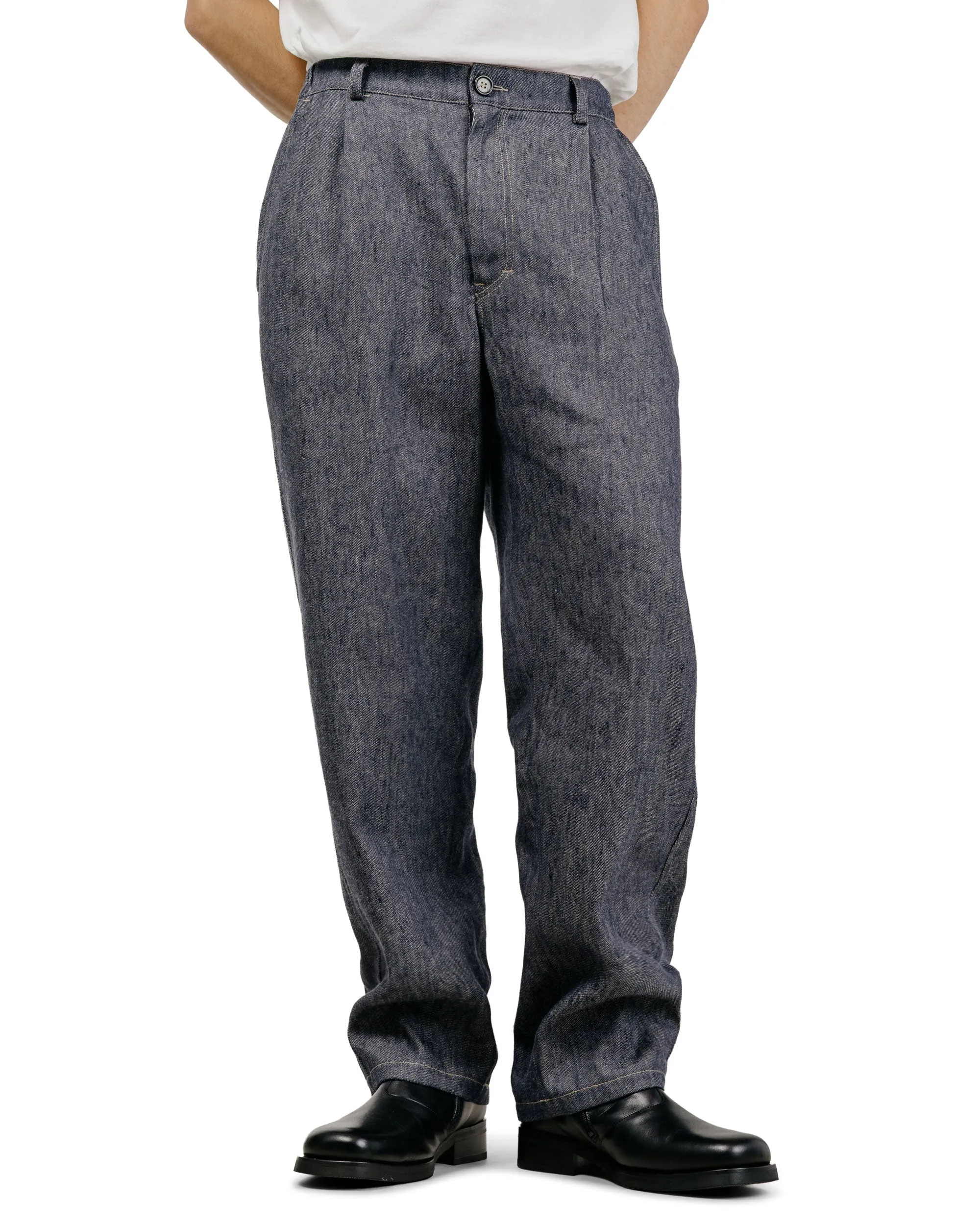 Wanze Easy Trouser Linen Cotton Denim sold by Lost & Found product image thumbnail 2