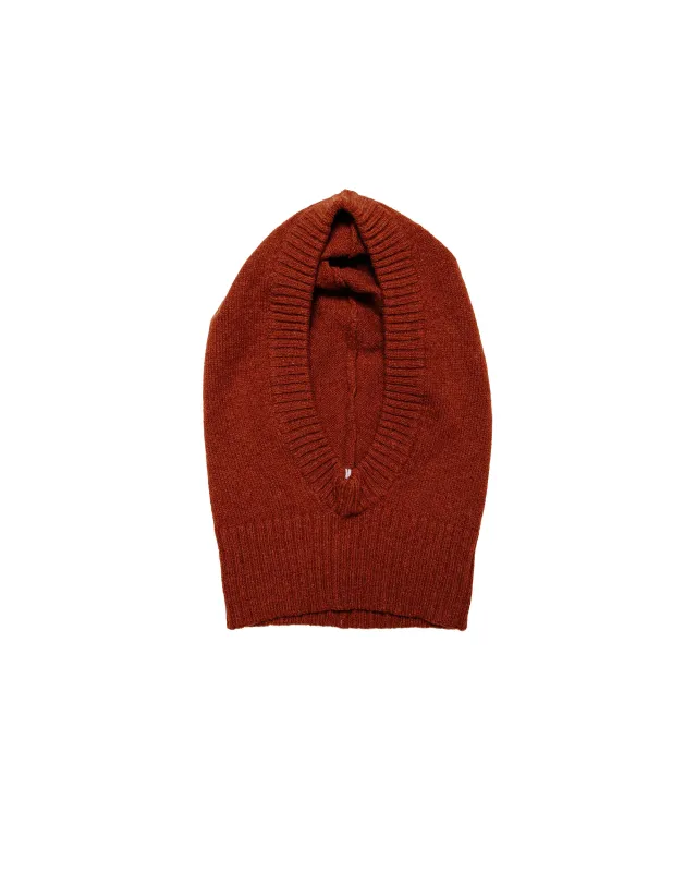 MHL Felted Hood Lambswool Sienna made by Margaret Howell