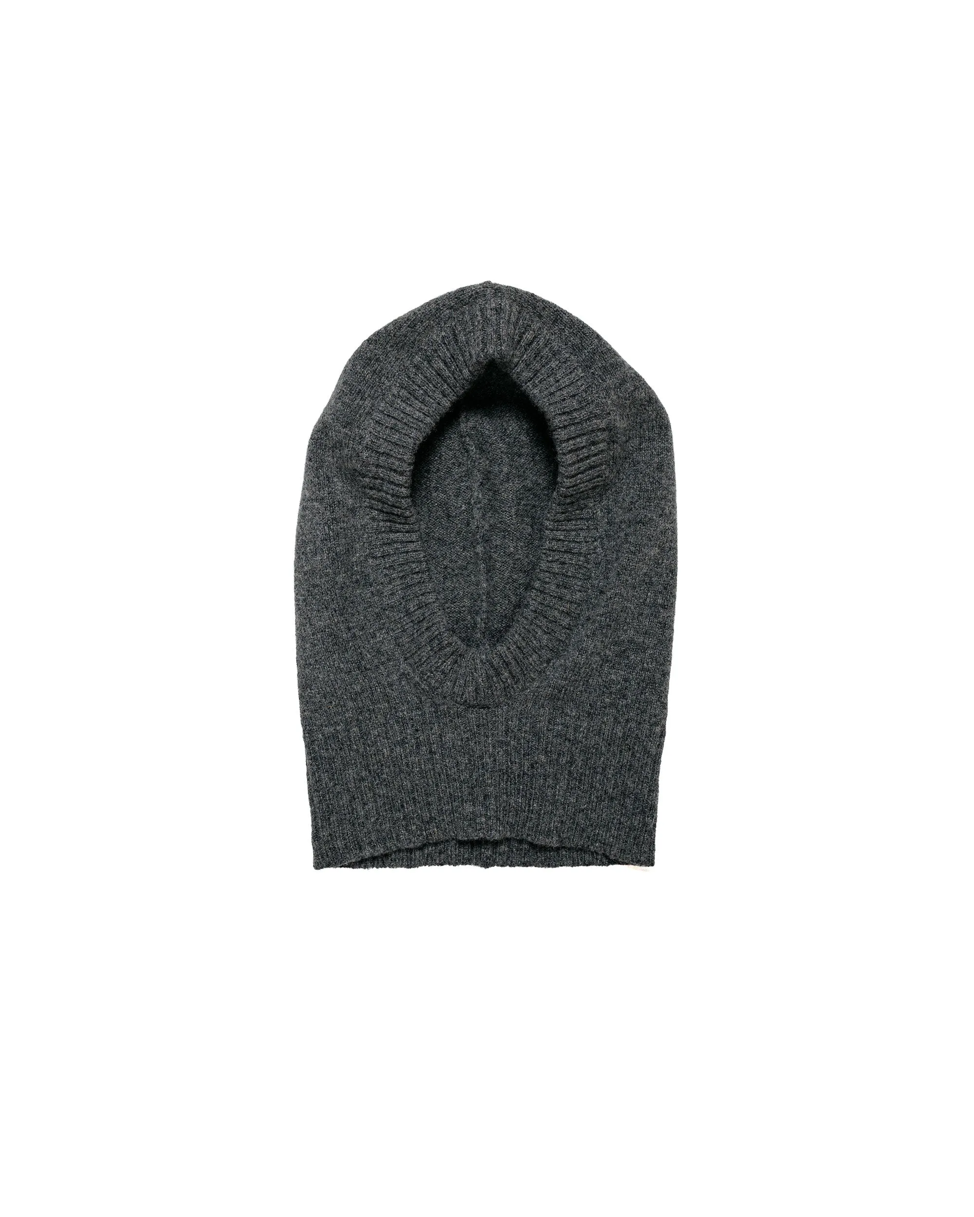 MHL Felted Hood Lambswool Grey Heather sold by Lost & Found