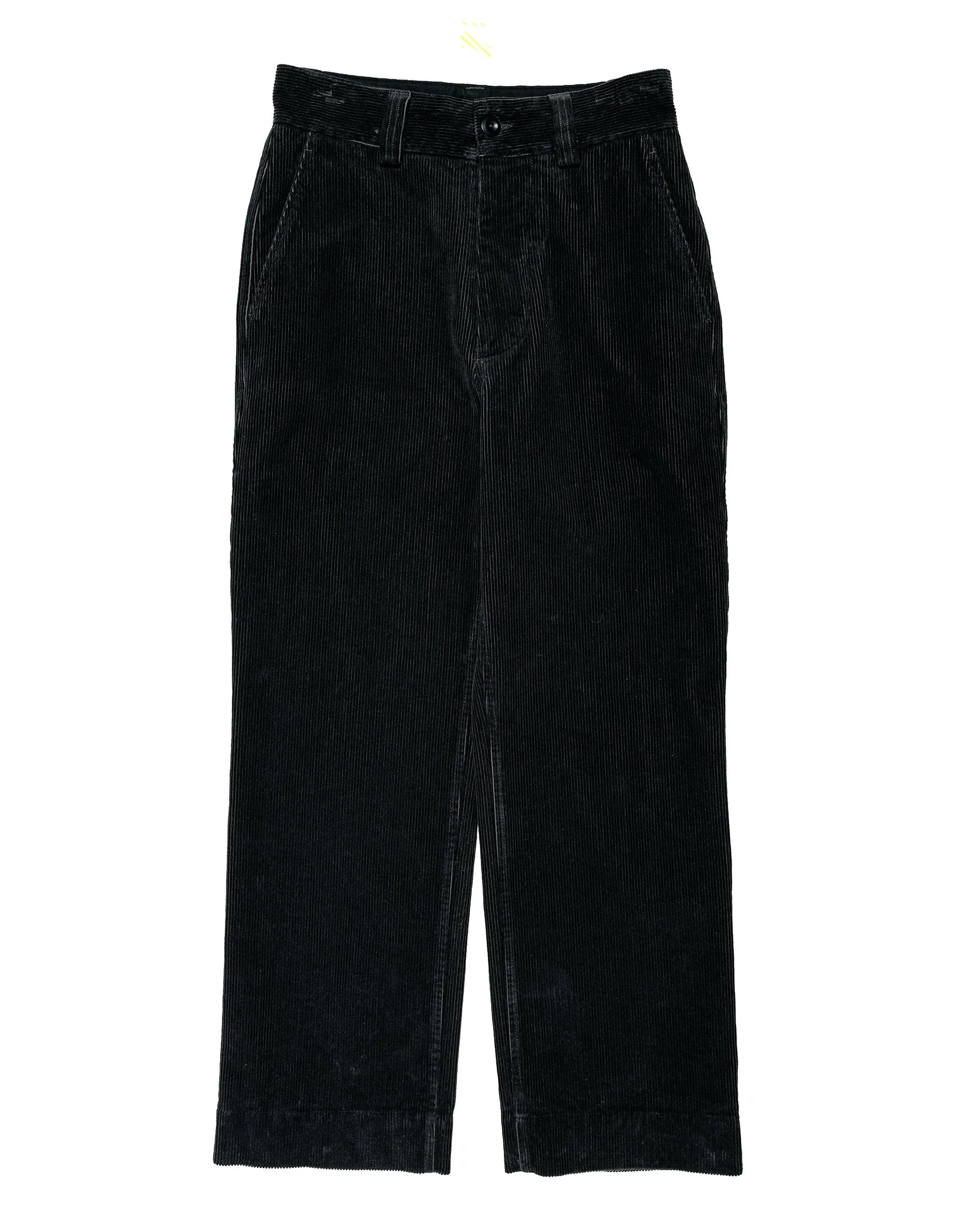 MHL Simple Trousers 8 Wale Cotton Corduroy Slate sold by Lost & Found