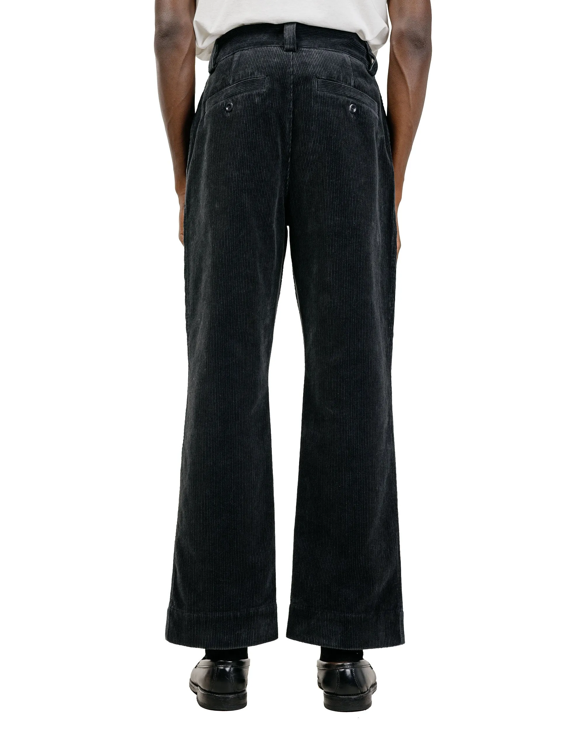 MHL Simple Trousers 8 Wale Cotton Corduroy Slate sold by Lost & Found product image thumbnail 4