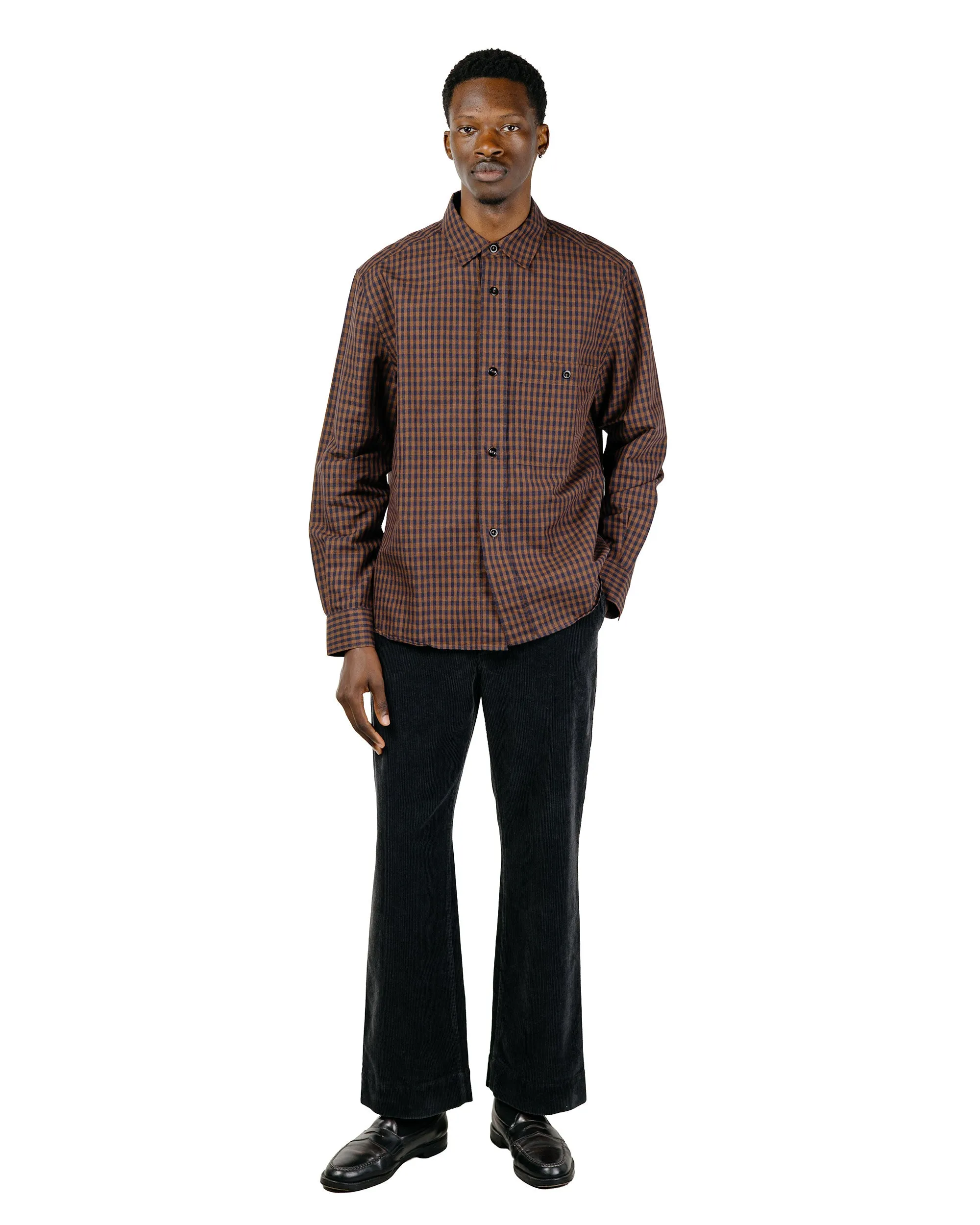 MHL Simple Trousers 8 Wale Cotton Corduroy Slate sold by Lost & Found product image thumbnail 5