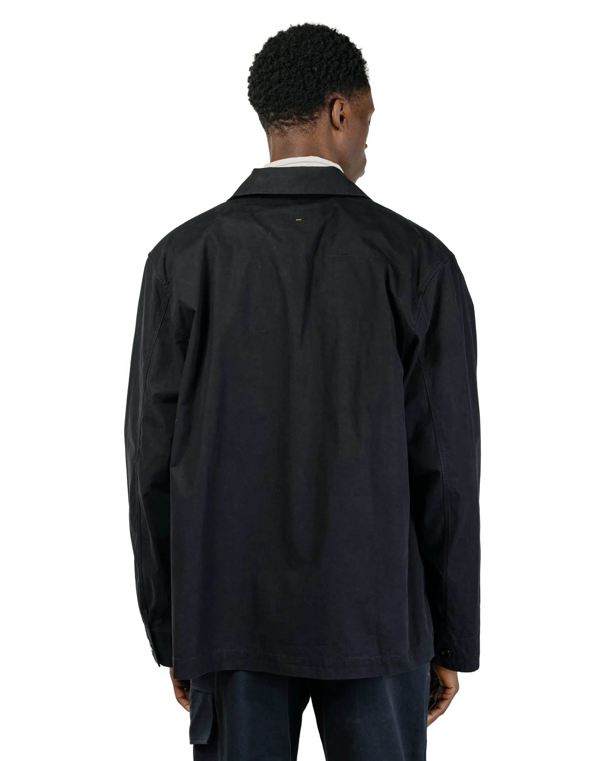MHL Boxy Overshirt Crisp Cotton Poplin Black sold by Lost & Found product image thumbnail 4