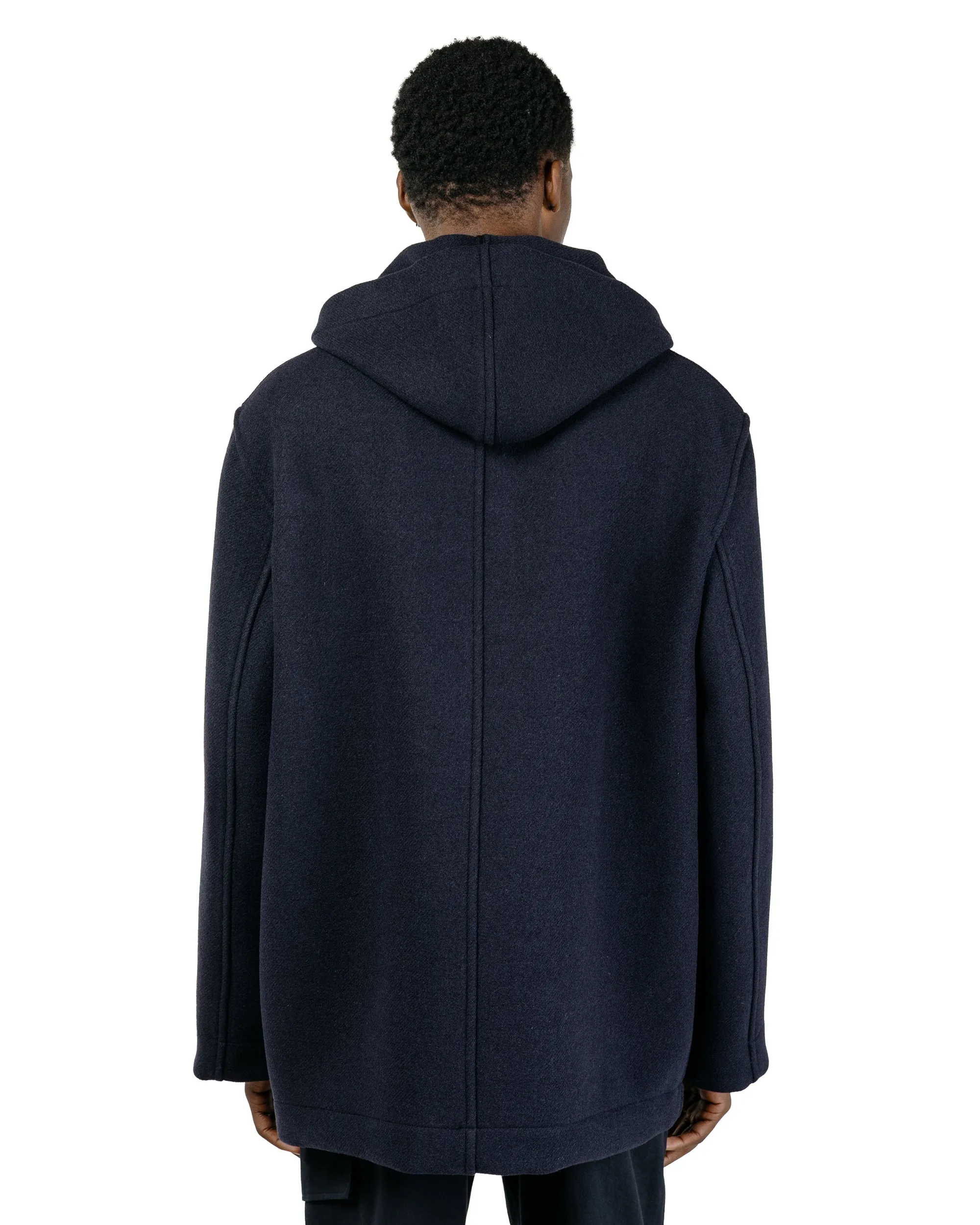 MHL Zip Through Duffle Double Wool Melton Dark Navy sold by Lost & Found product image thumbnail 4