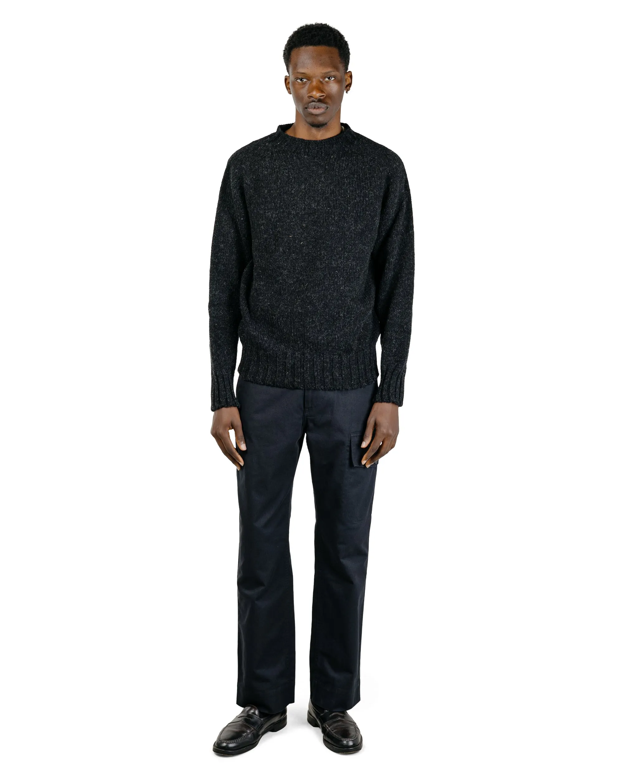 MHL Chunky Seamless Crew Neck Rustic Wool Pewter sold by Lost & Found product image thumbnail 5