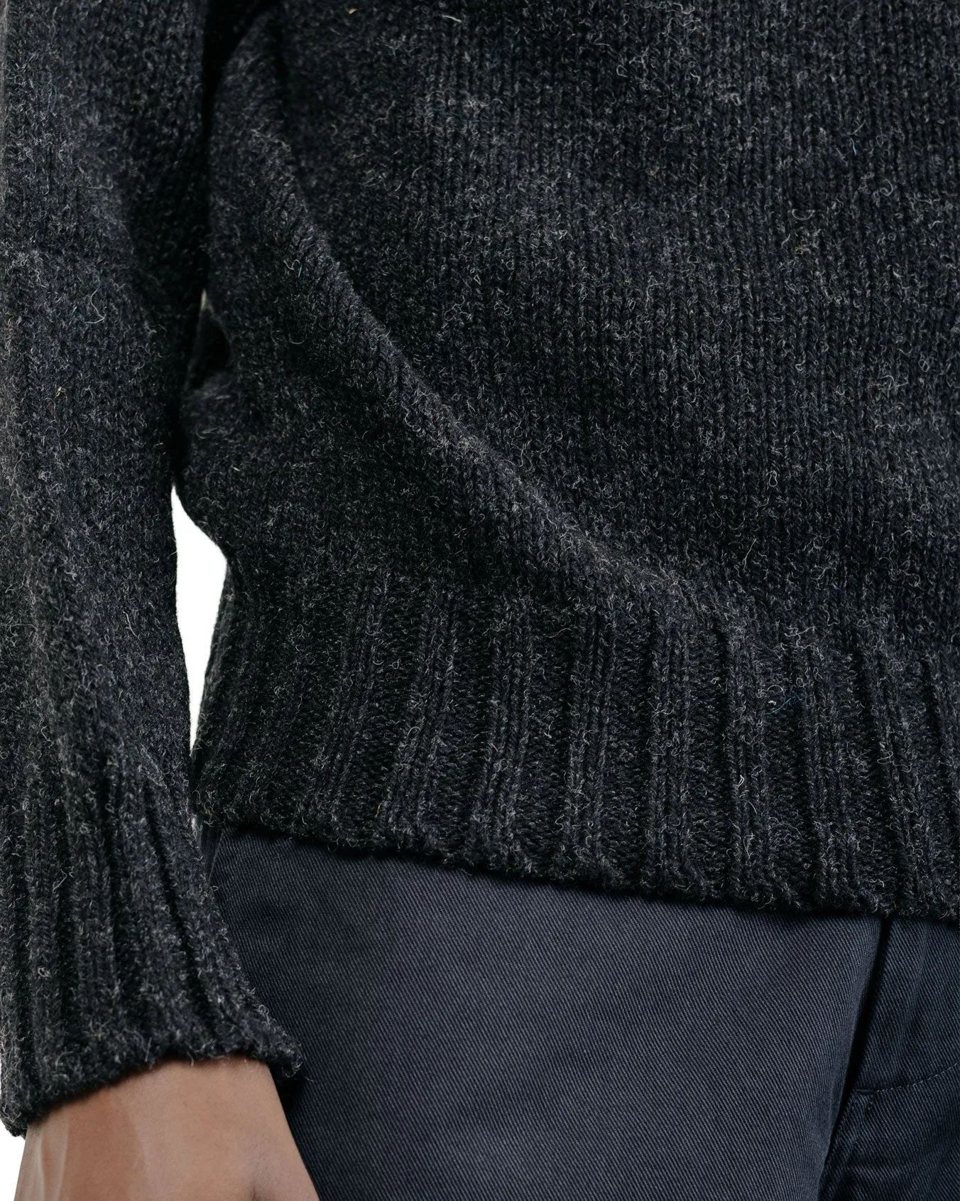 MHL Chunky Seamless Crew Neck Rustic Wool Pewter sold by Lost & Found product image thumbnail 3