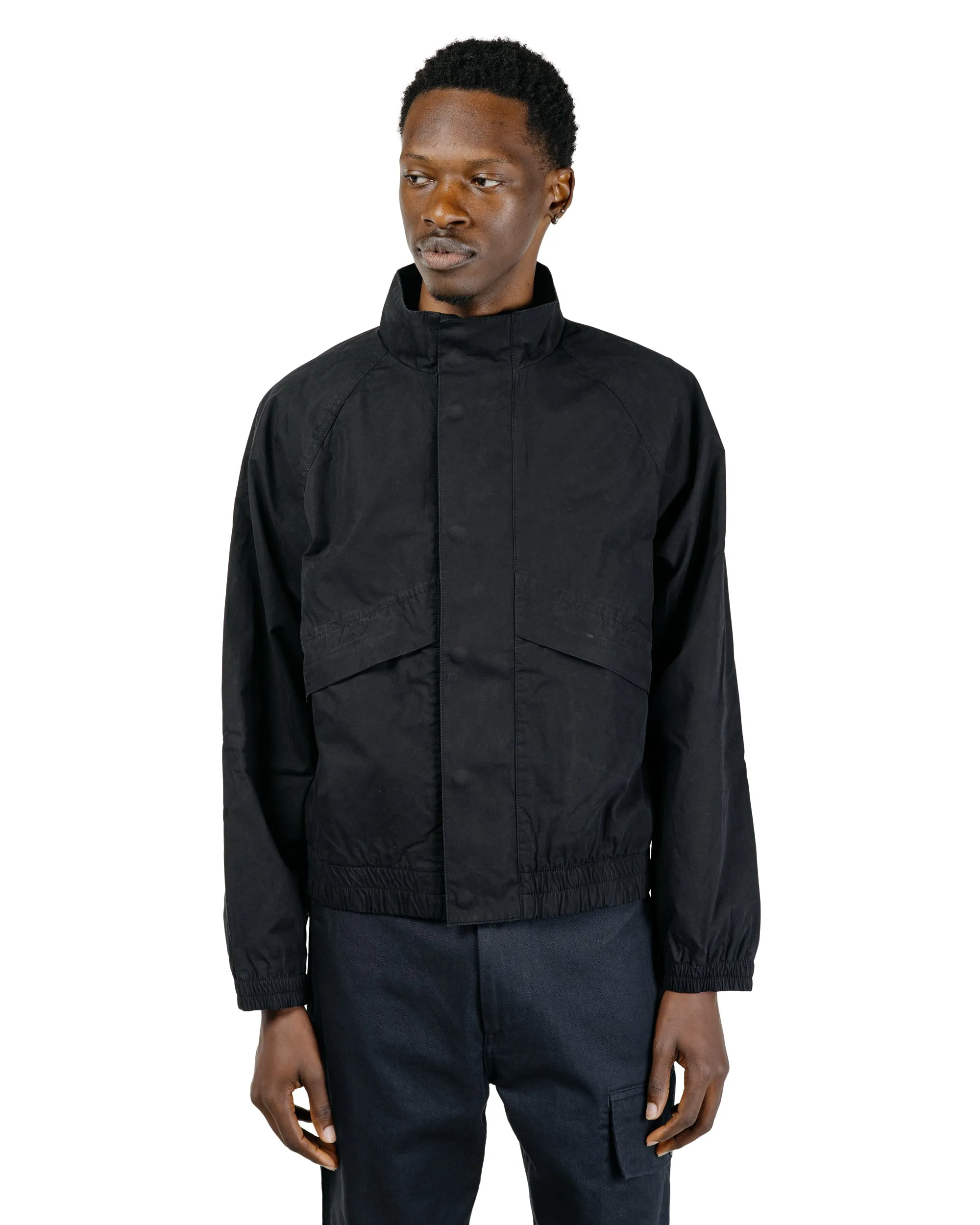 MHL Track Jacket Crisp Cotton Poplin Black sold by Lost & Found product image thumbnail 2