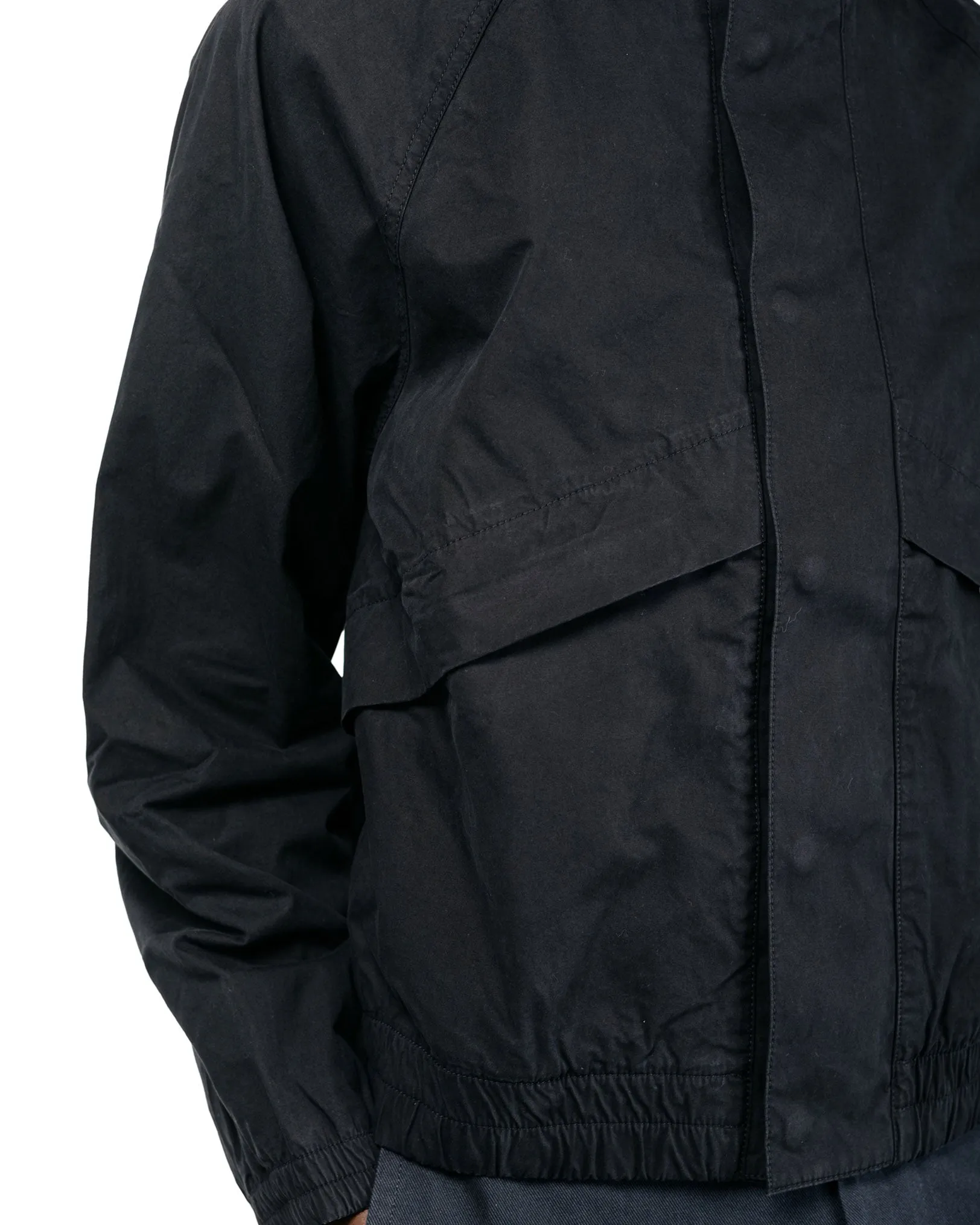 MHL Track Jacket Crisp Cotton Poplin Black sold by Lost & Found product image thumbnail 3
