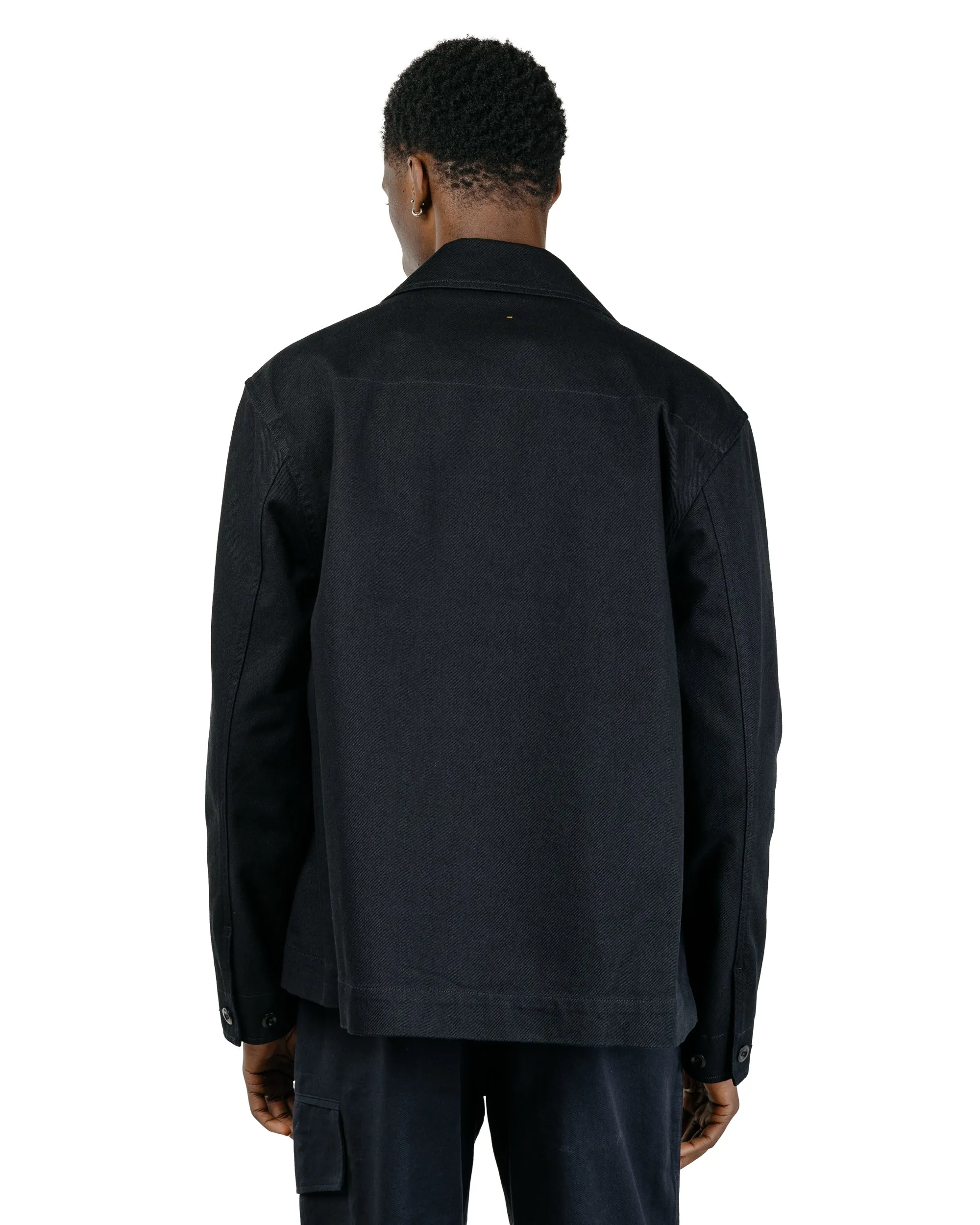 MHL Minimal Blazer Raised Cotton Drill Black sold by Lost & Found product image thumbnail 4